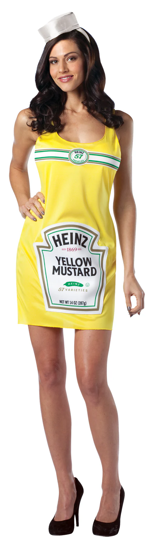 Heinz Mustard Bottle Dress Costume