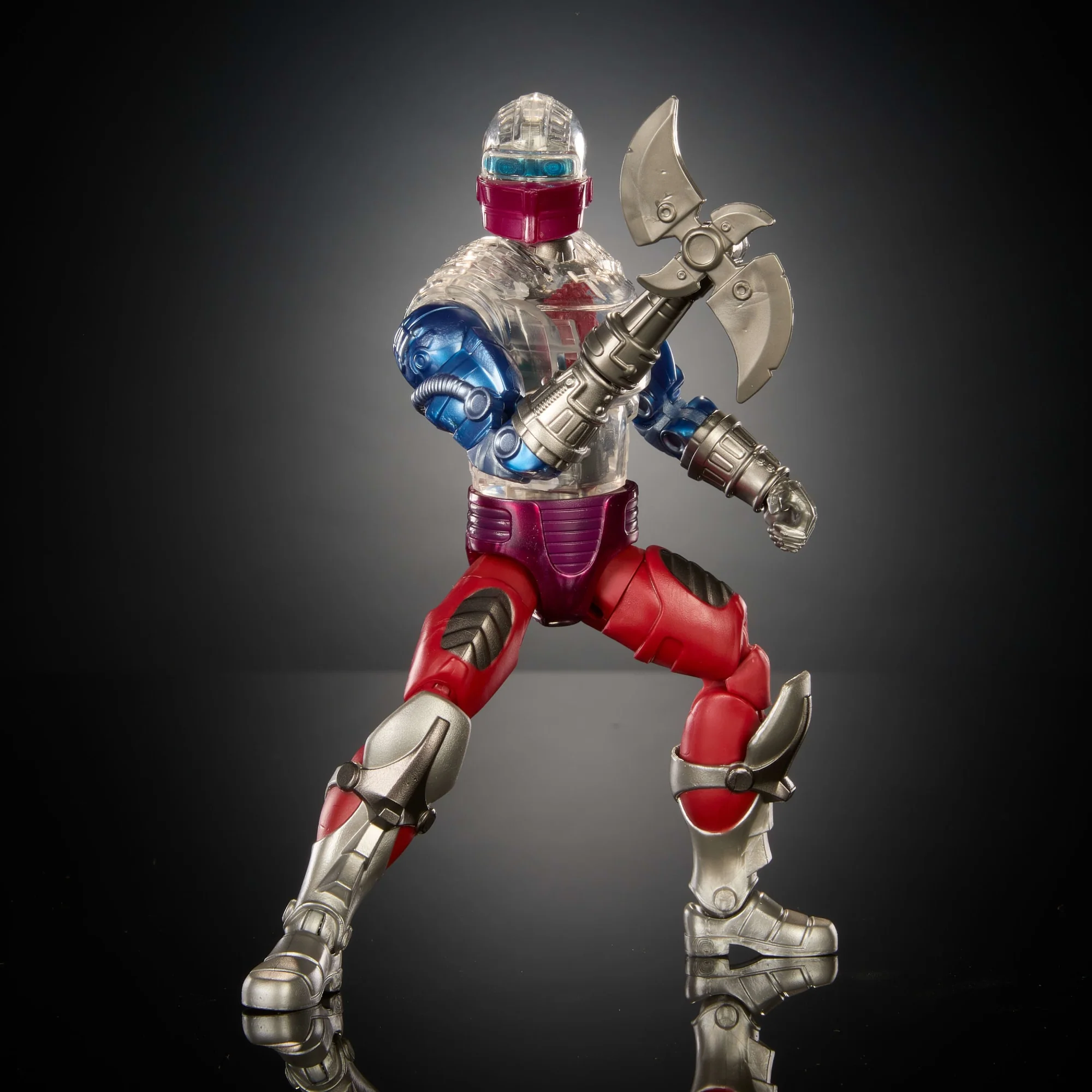 Masters Of The Universe Masterverse New Eternia Roboto Action Figure, MOTU Toy Hero, 30 Articulations