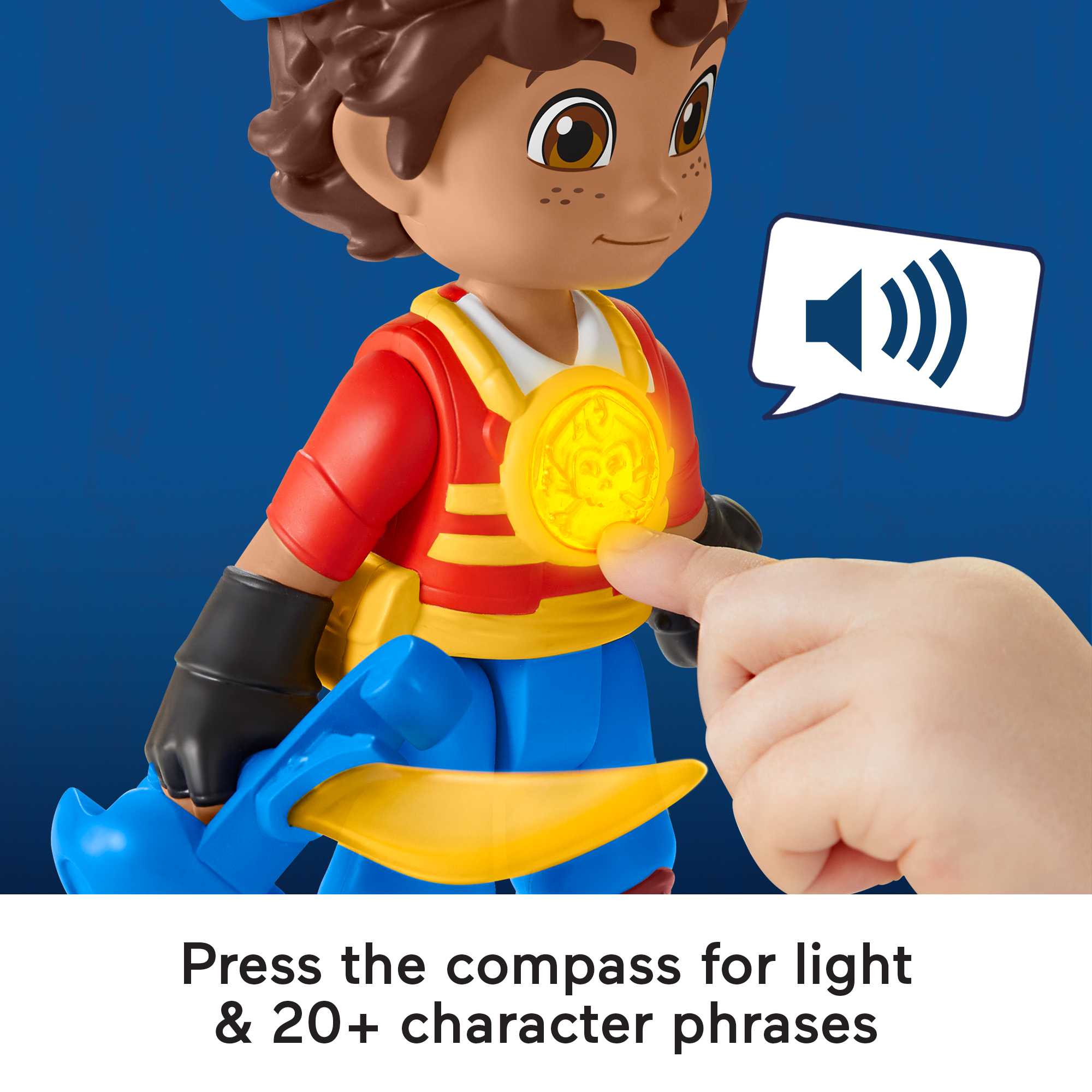 Fisher-Price Nickelodeon Santiago Of the Seas Light-Up Talking Santiago