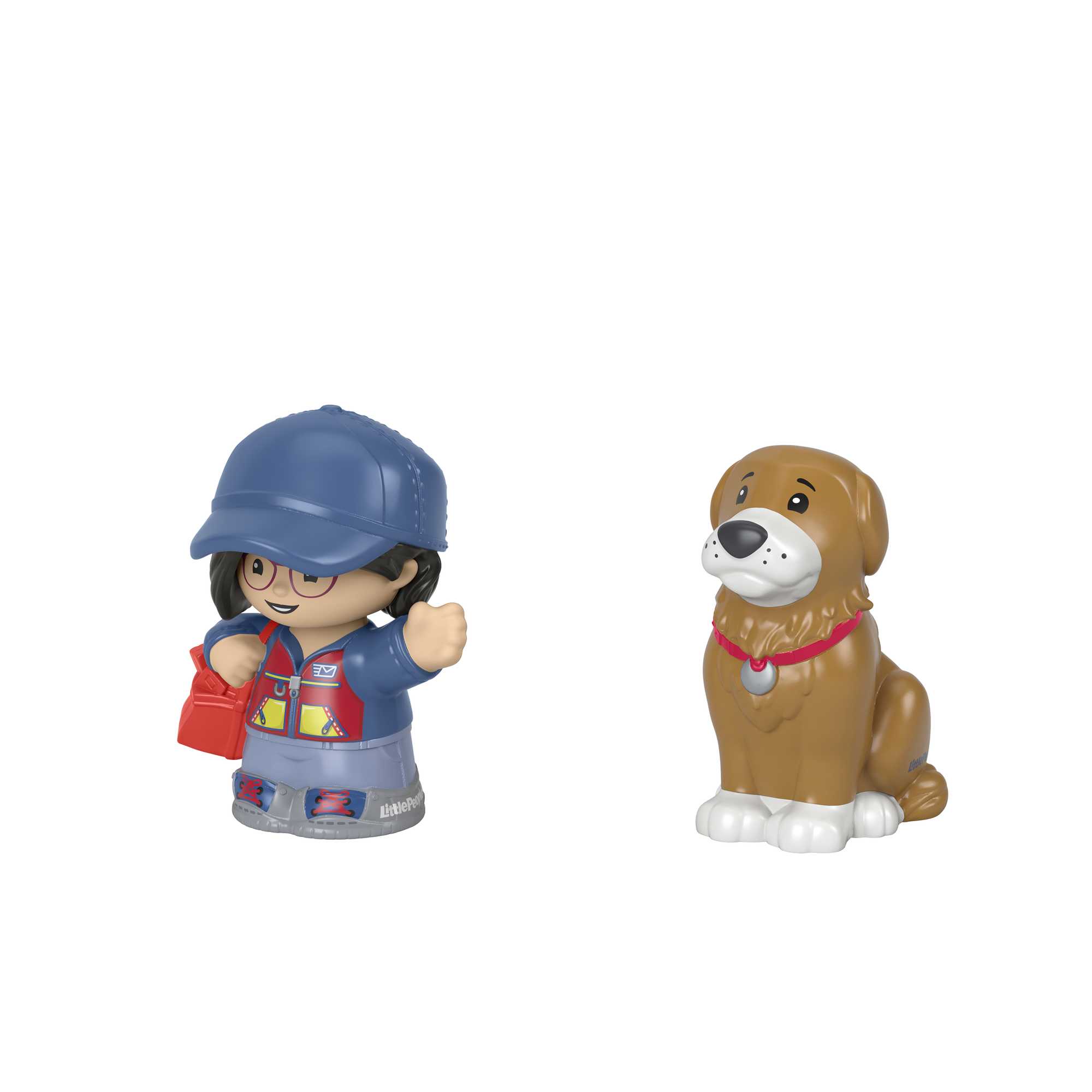 Fisher-Price Little People Mailperson And Dog