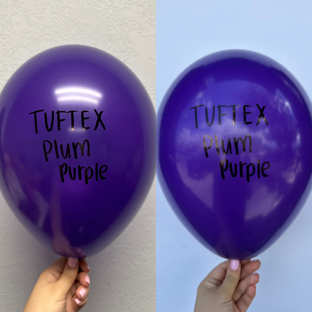 Tuftex Plum Purple 5 inch Latex Balloons 50ct
