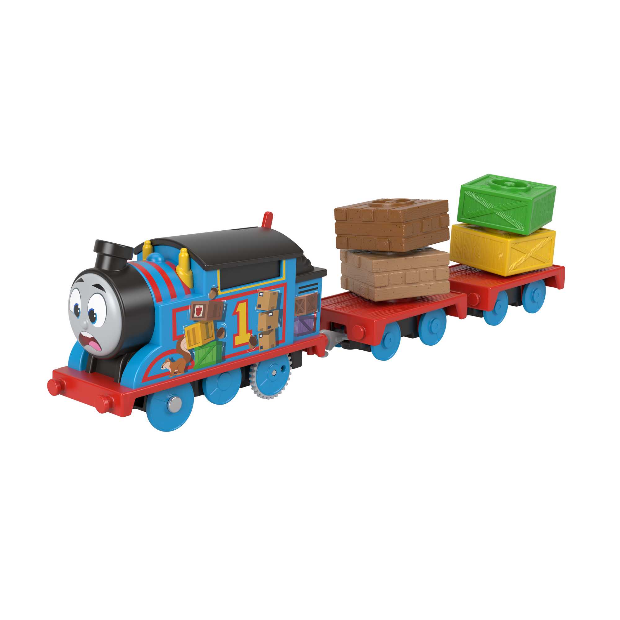 Thomas & Friends Wobble Cargo Thomas Motorized Toy Train For Preschool Kids