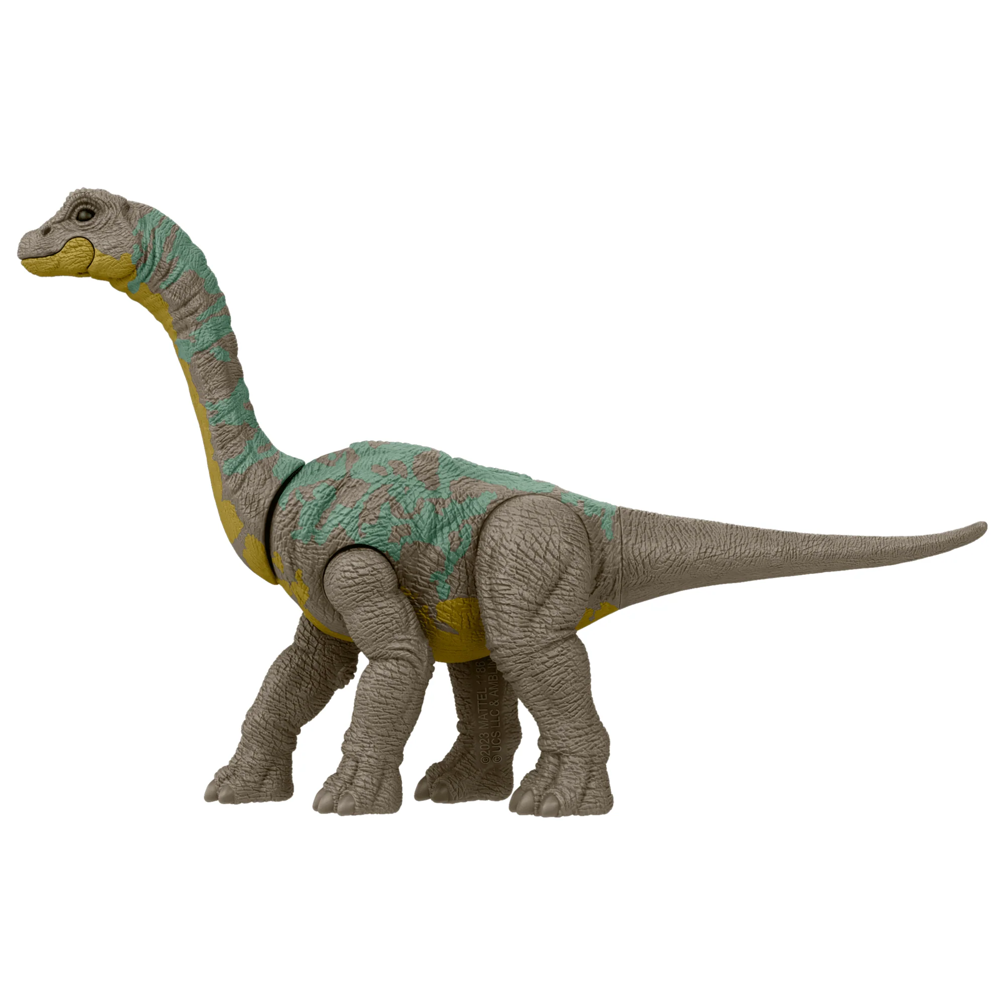 Jurassic World Danger Pack Apatosaurus Action Figure Toy, Posable With Physical & Digital Play