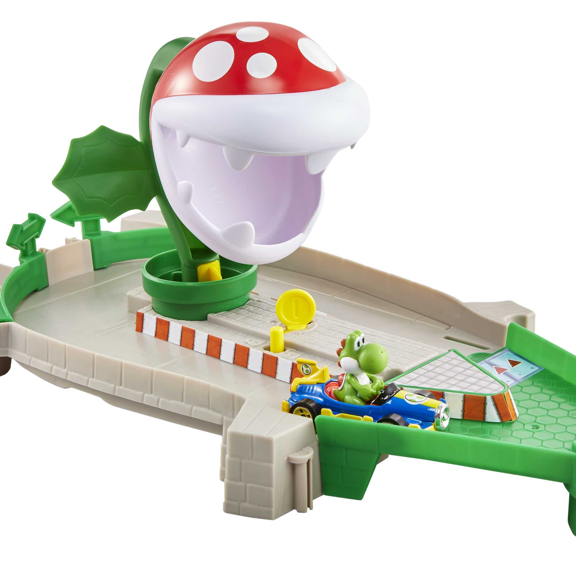 Hot Wheels Mario Kart Piranha Plant Track Playset With 1 Toy Car