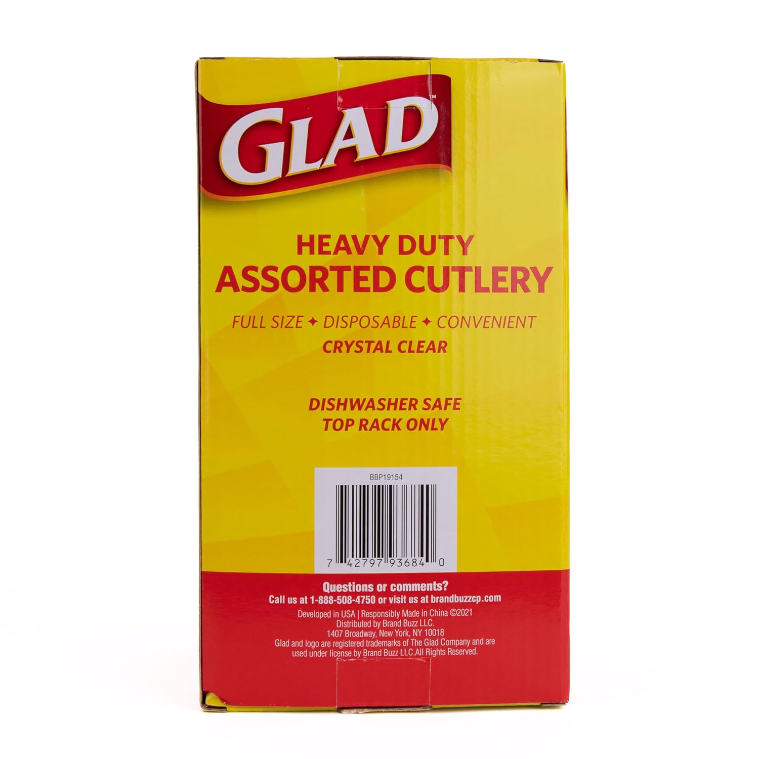 Glad, 240 Count (Pack of 1), Clear Assorted Cutlery