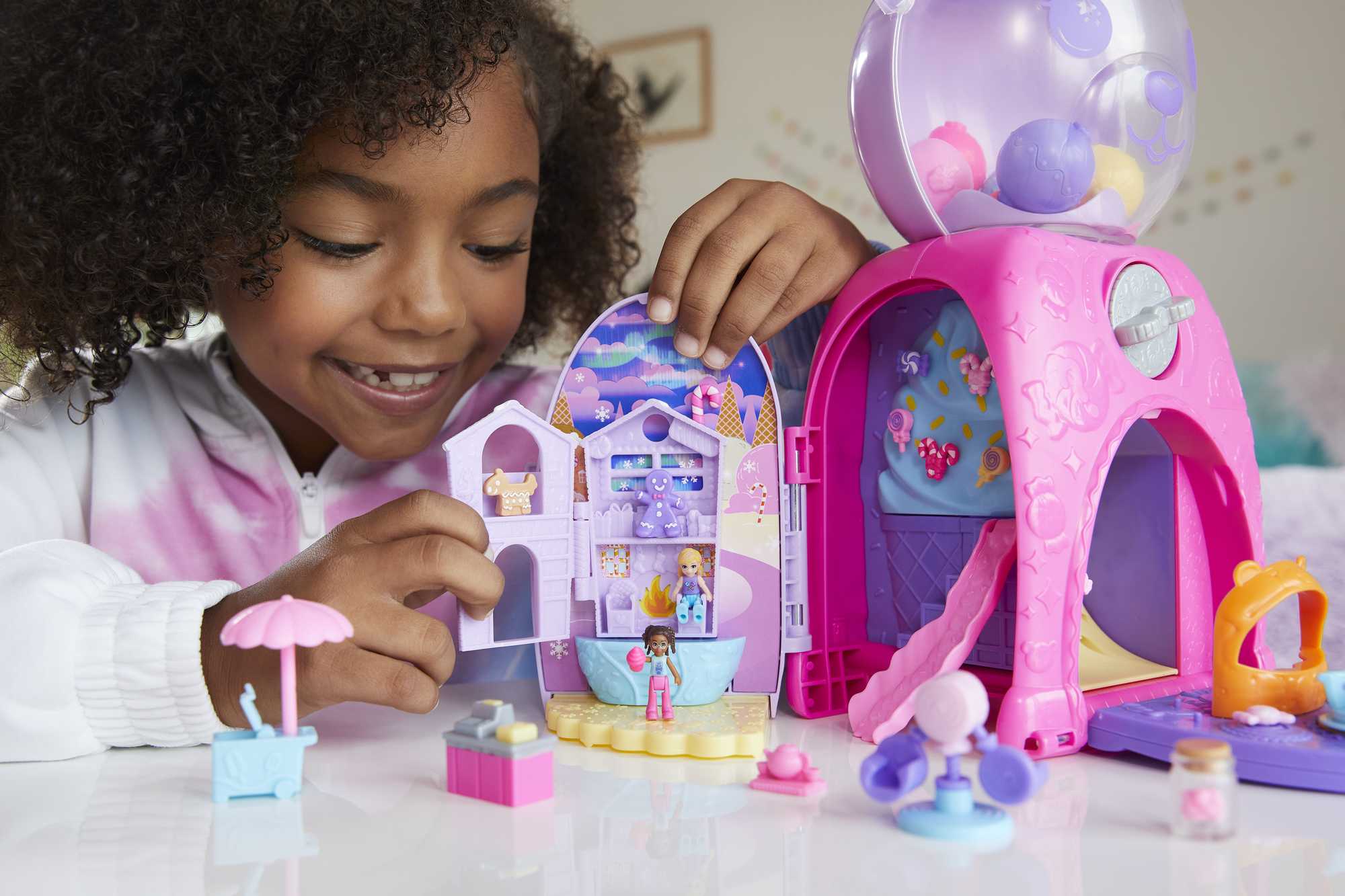 Polly Pocket Gumball Bear Playset