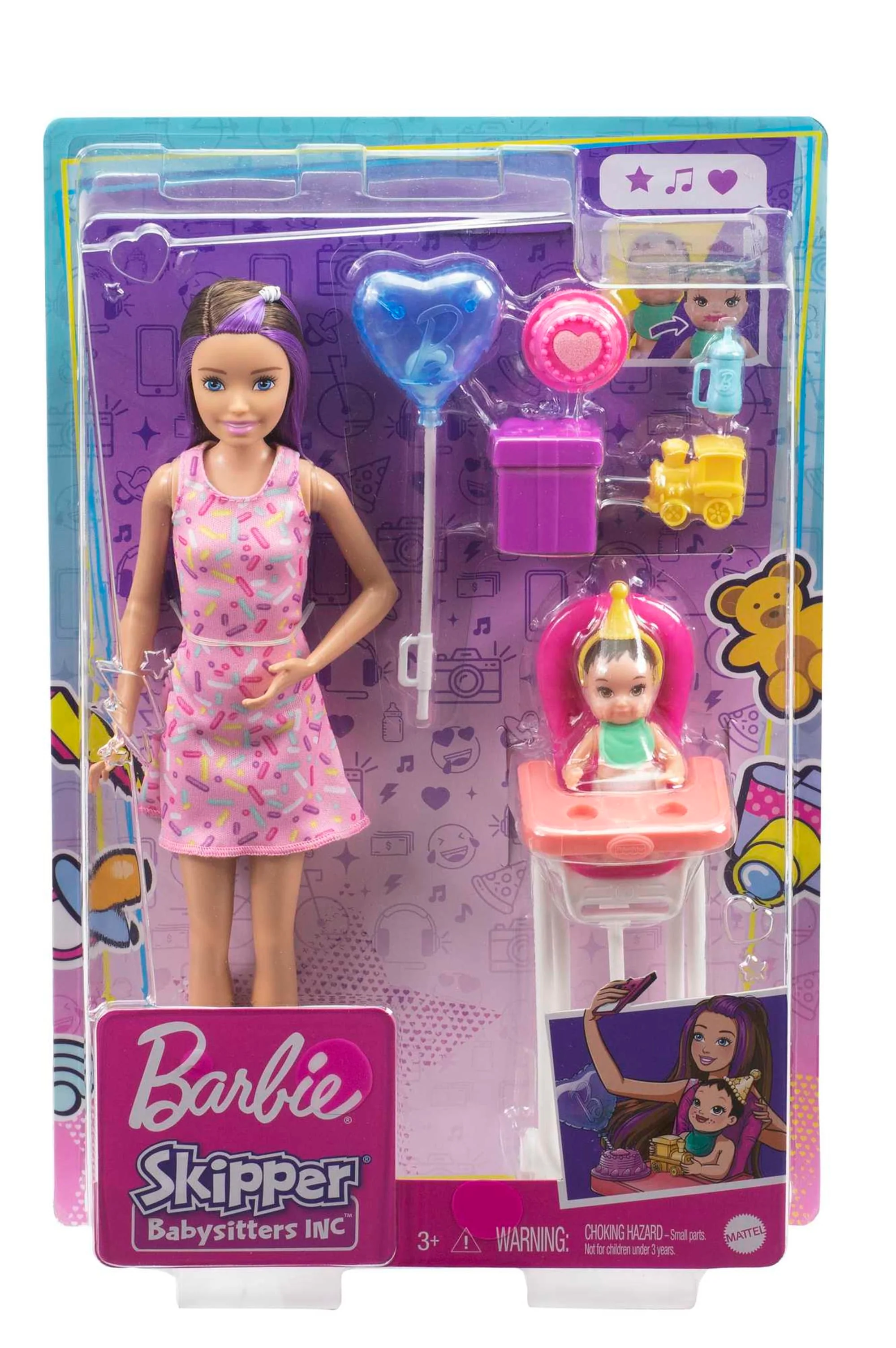 Barbie Skipper Babysitters inc Dolls And Playset