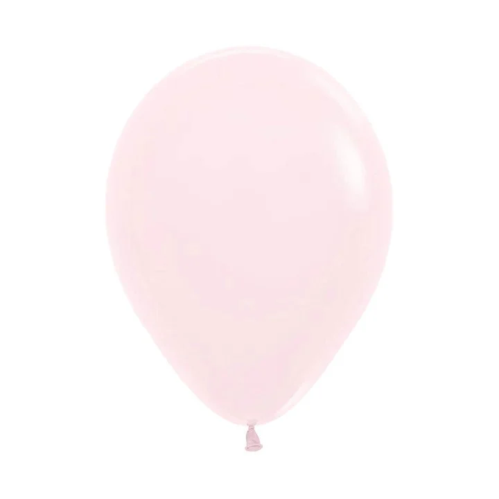 Sempertex 11 inch Pastel Matte Pink Latex Balloons 50ct