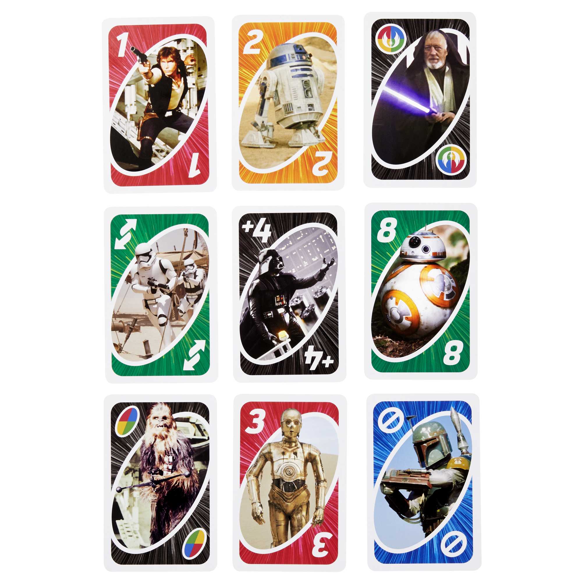 UNO Star Wars Matching Card Game For 2-10 Players Ages 7 And Up