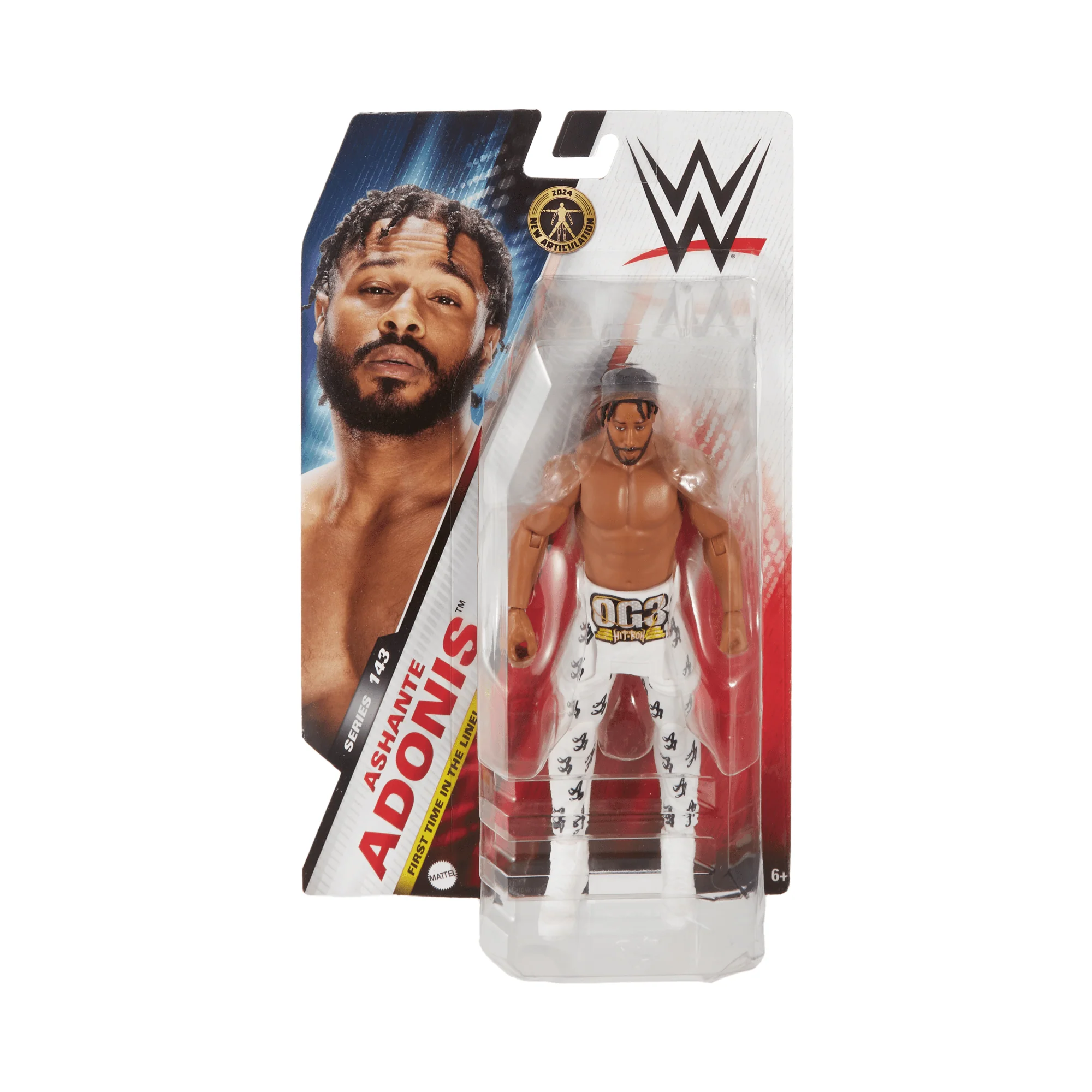 WWE Ashante Adonis Action Figure, 6-inch Collectible Superstar With Articulation & Life-Like Look