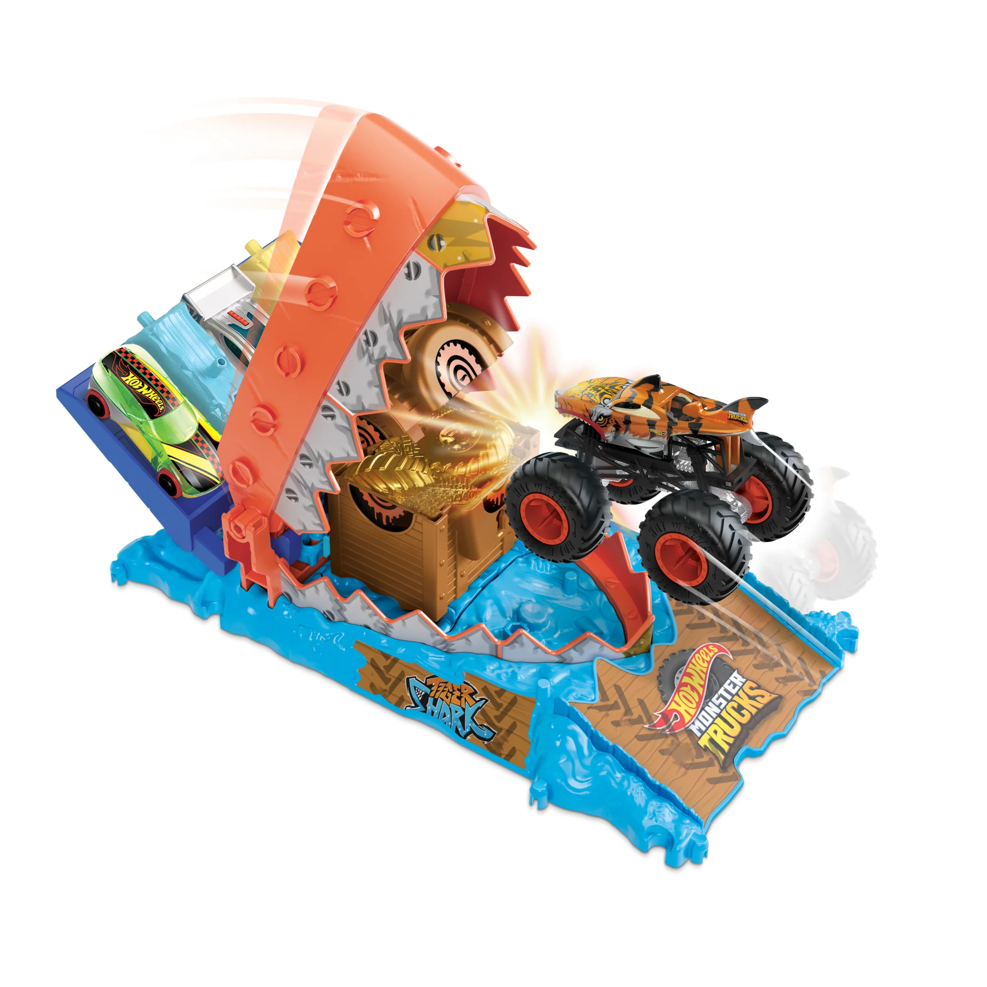 Hot Wheels-Monster Trucks Arena Smashers D��fi du Croque-Tr��sor-Coffret