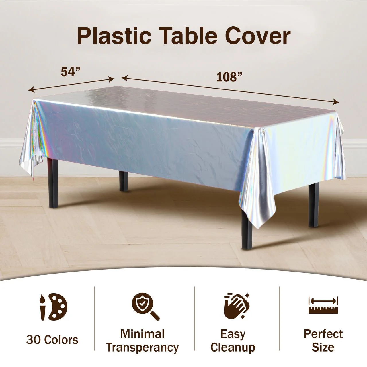 Iridescent Table Cover - 54