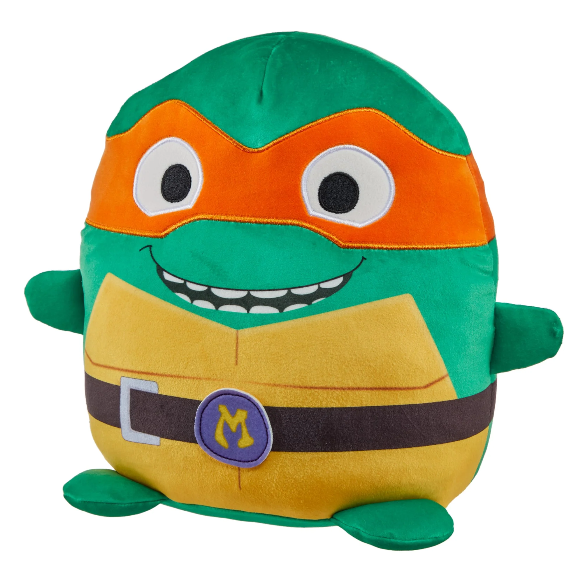 Teenage Mutant Ninja Turtles: Mutant Mayhem Plush Toys Cuutopia, 10 Inch TMNT Rounded Pillows, Key Movie Characters