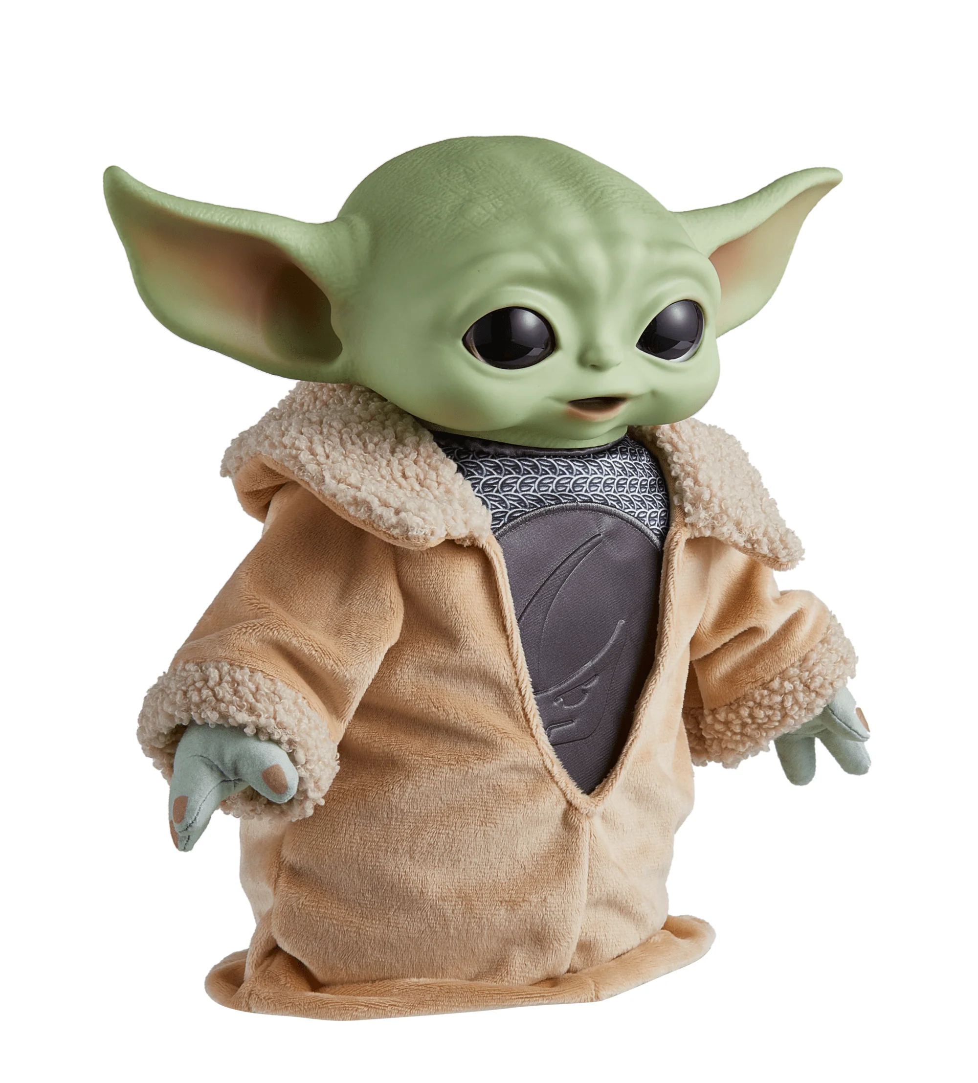 Star Wars Din Grogu Plush Soft Doll With Hard Head inspired By Season 3 Mandalorian, 11-inch