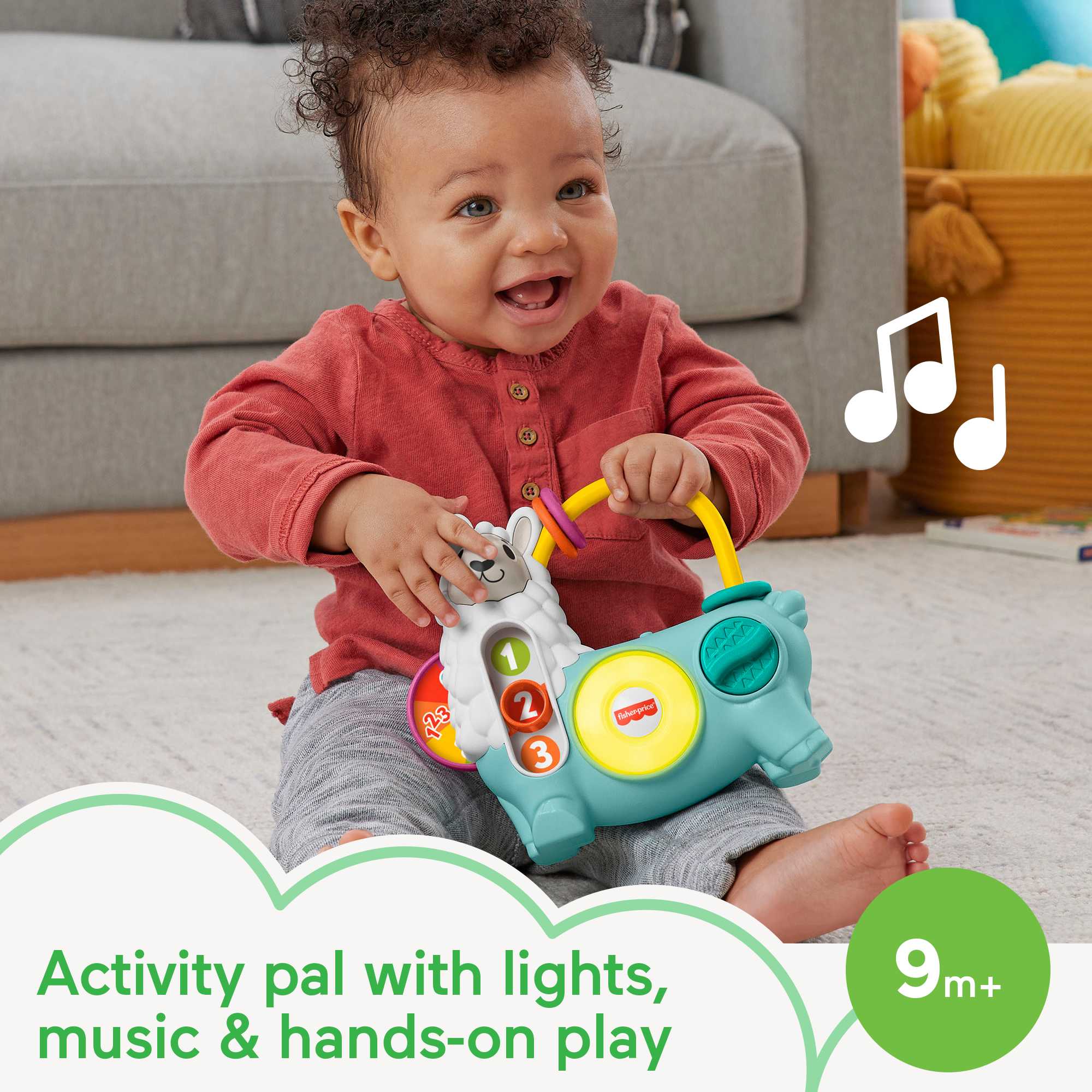 Fisher-Price Linkimals 123 Activity Llama Interactive Learning Toy For Infants & Toddlers