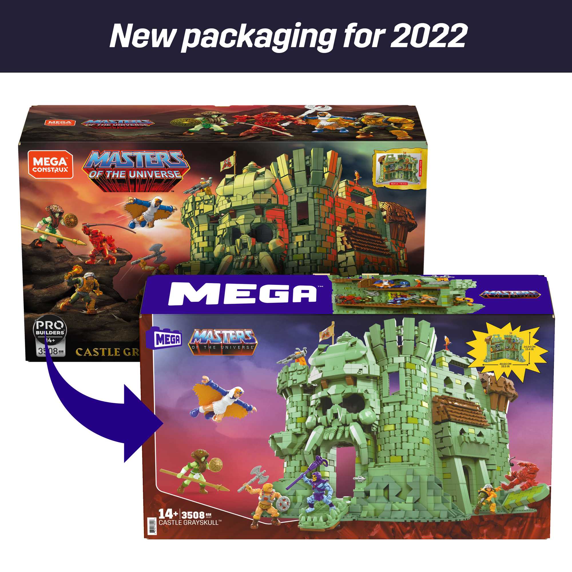 MEGA Masters Of The Universe Castle Grayskull Collectors Building Kit (3508 Pieces)