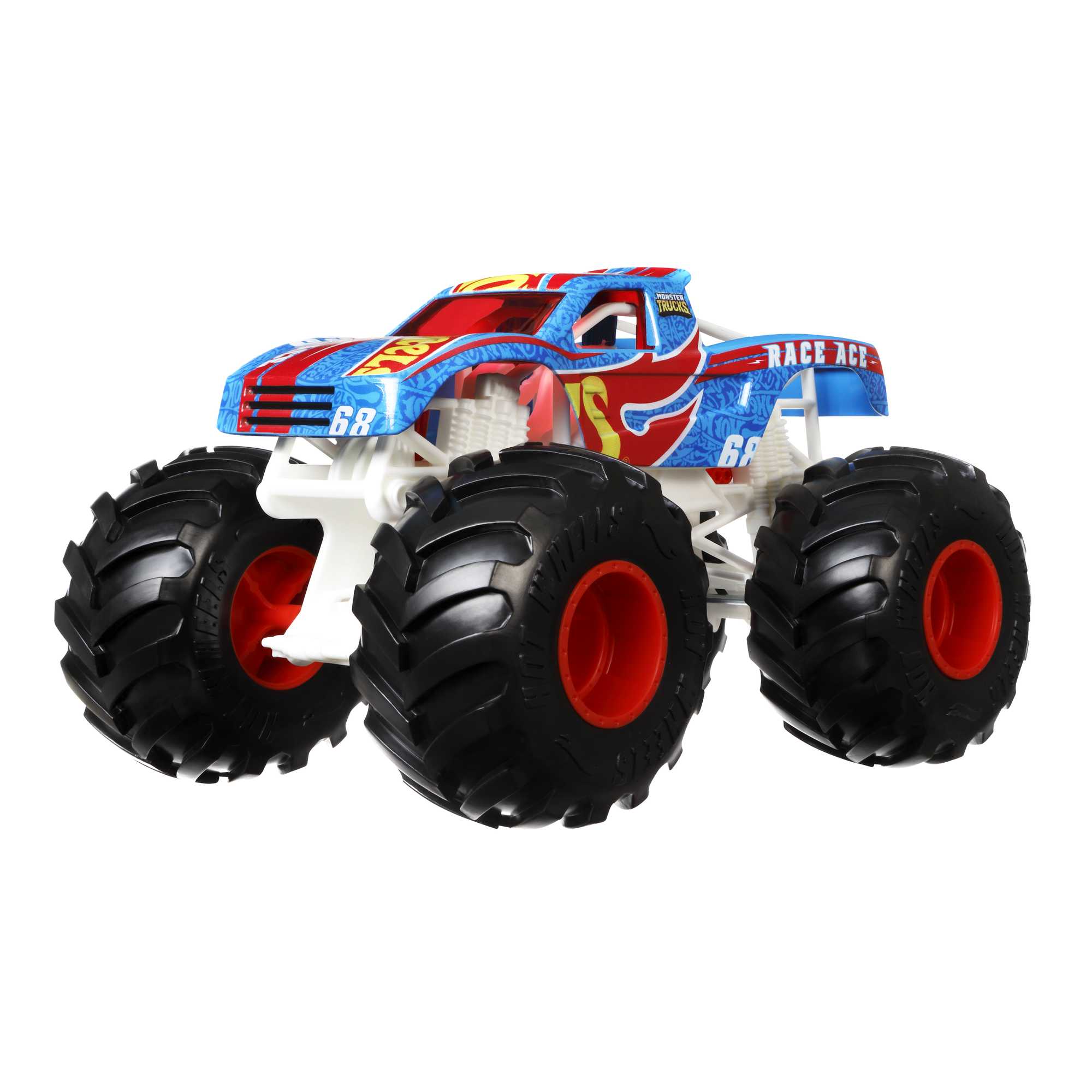 Hot Wheels Monster Trucks Ve��culo de Brinquedo Race Ace Escala 1:24