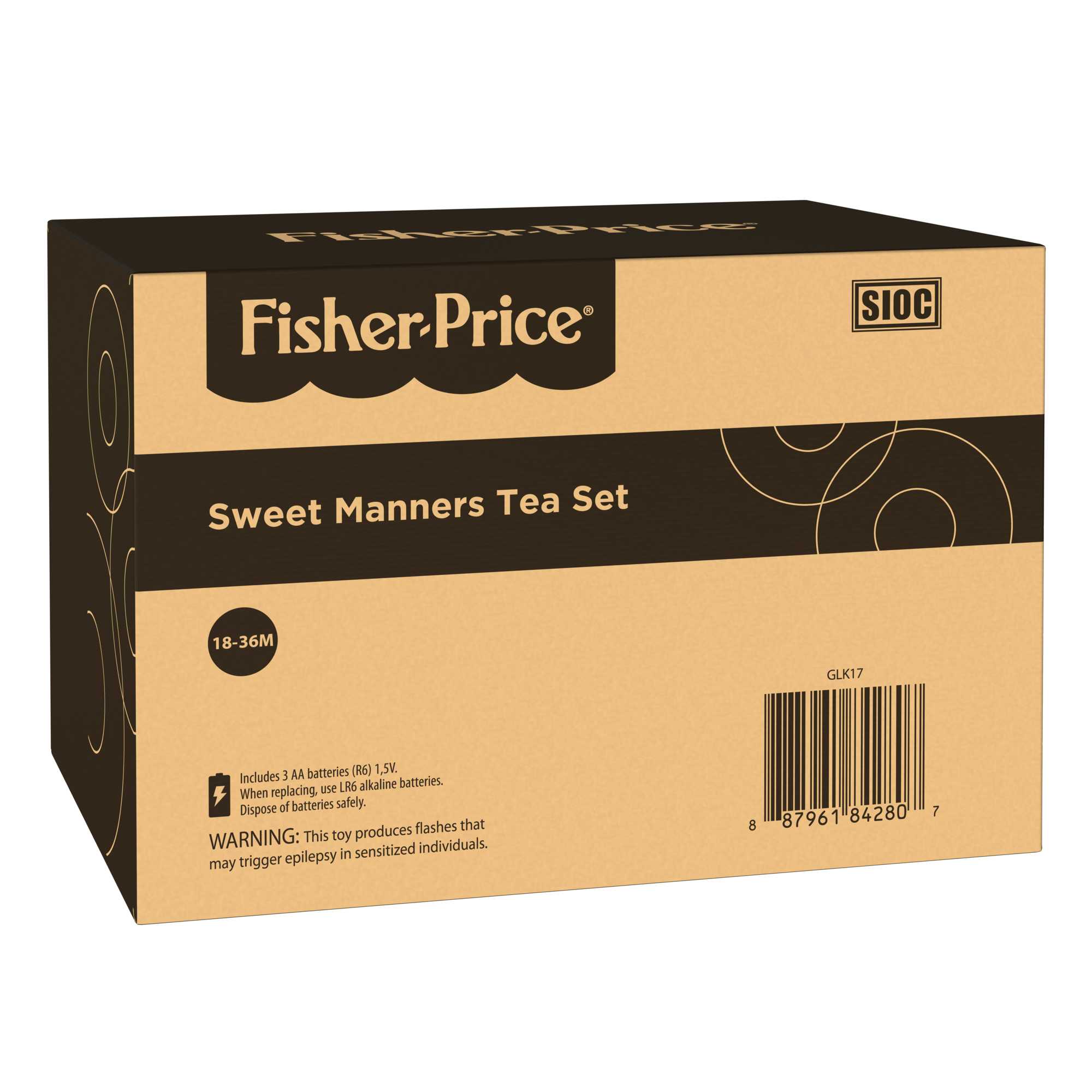 Laugh & Learn Sweet Manners Tea Set, Interactive Toddler Toy