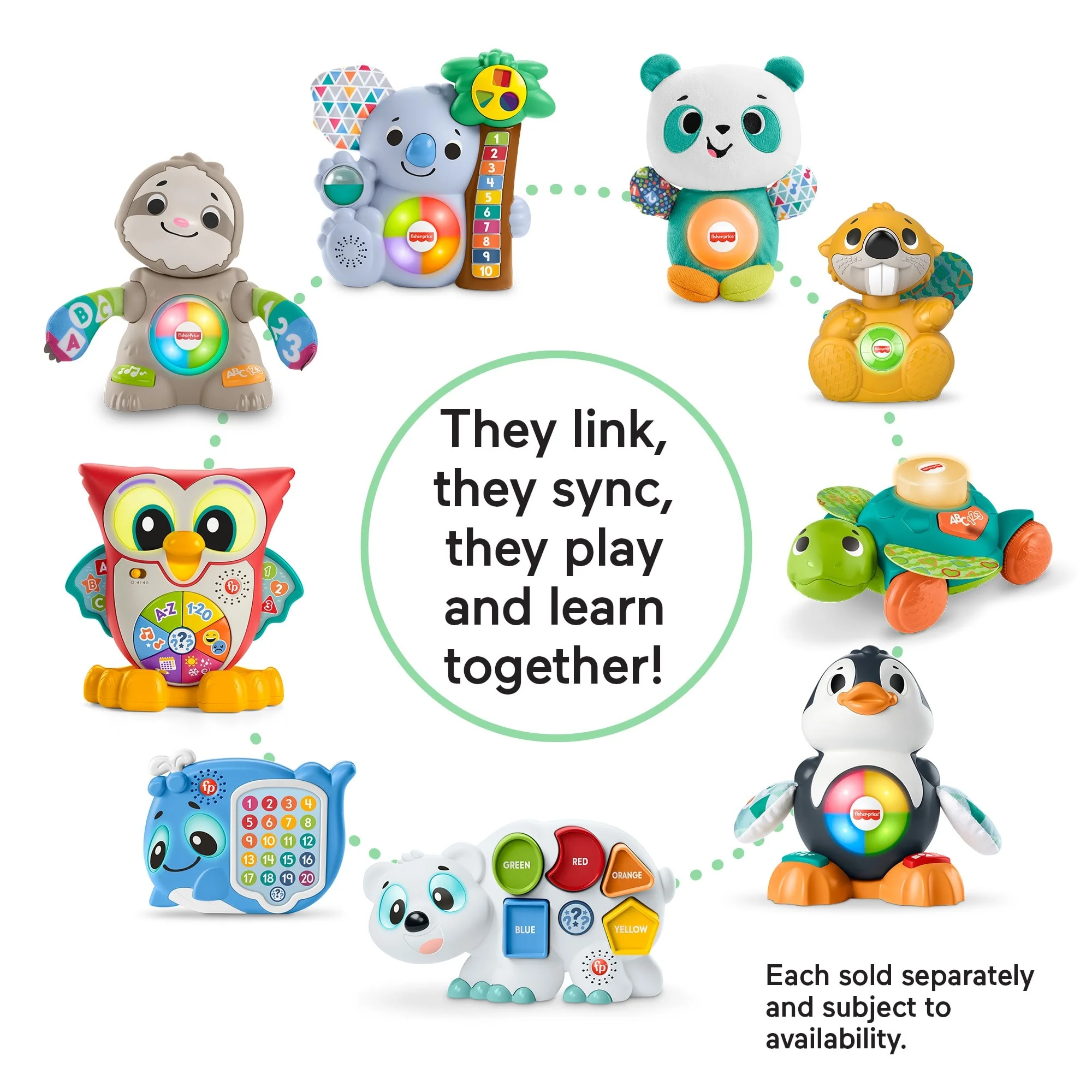 Fisher-Price Linkimals 1-20 Count & Quiz Whale