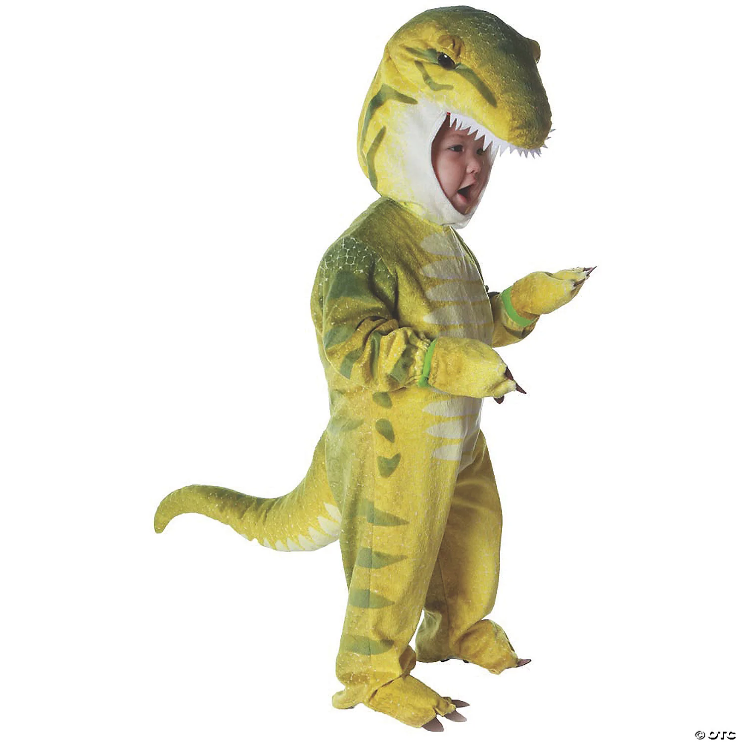 Toddler Green T-Rex Dinosaur