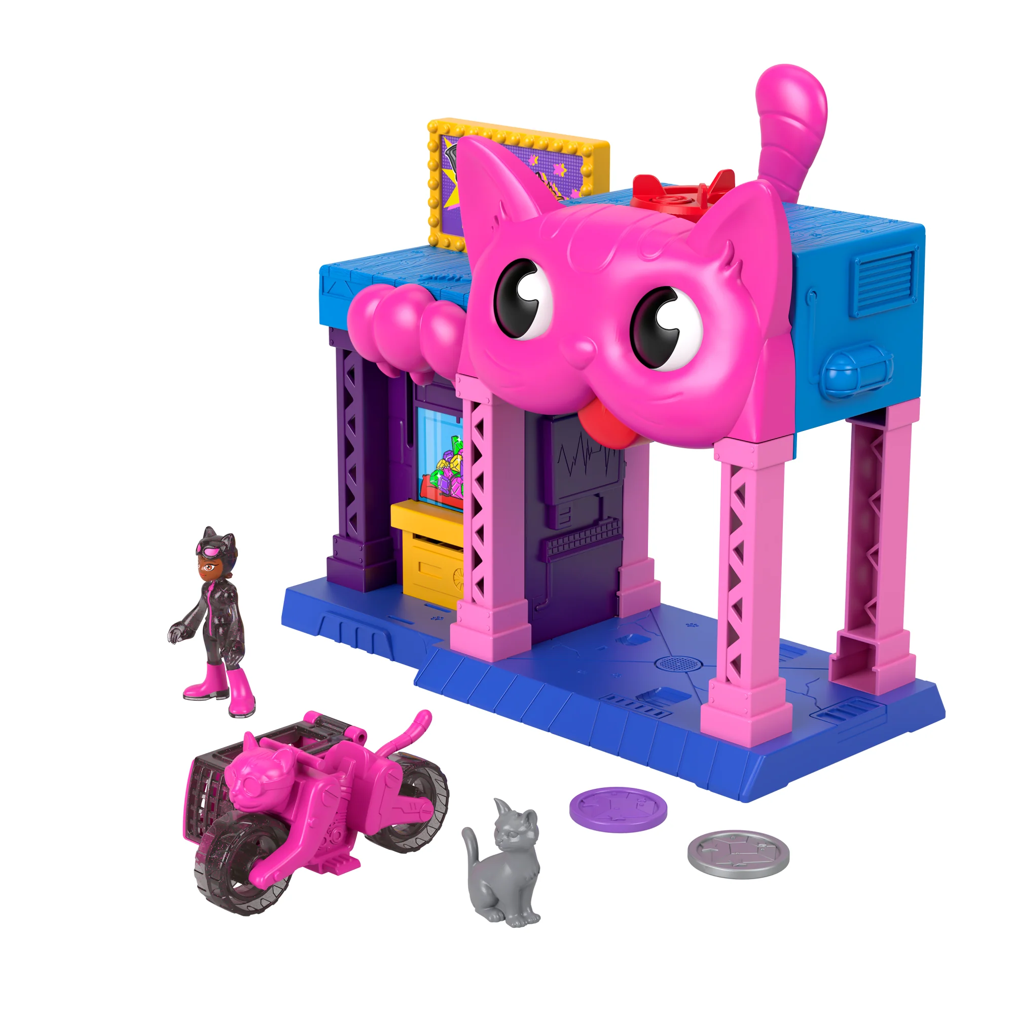 Imaginext DC Super Friends Catwoman Playhouse Playset With Figure & Accessories For Kids