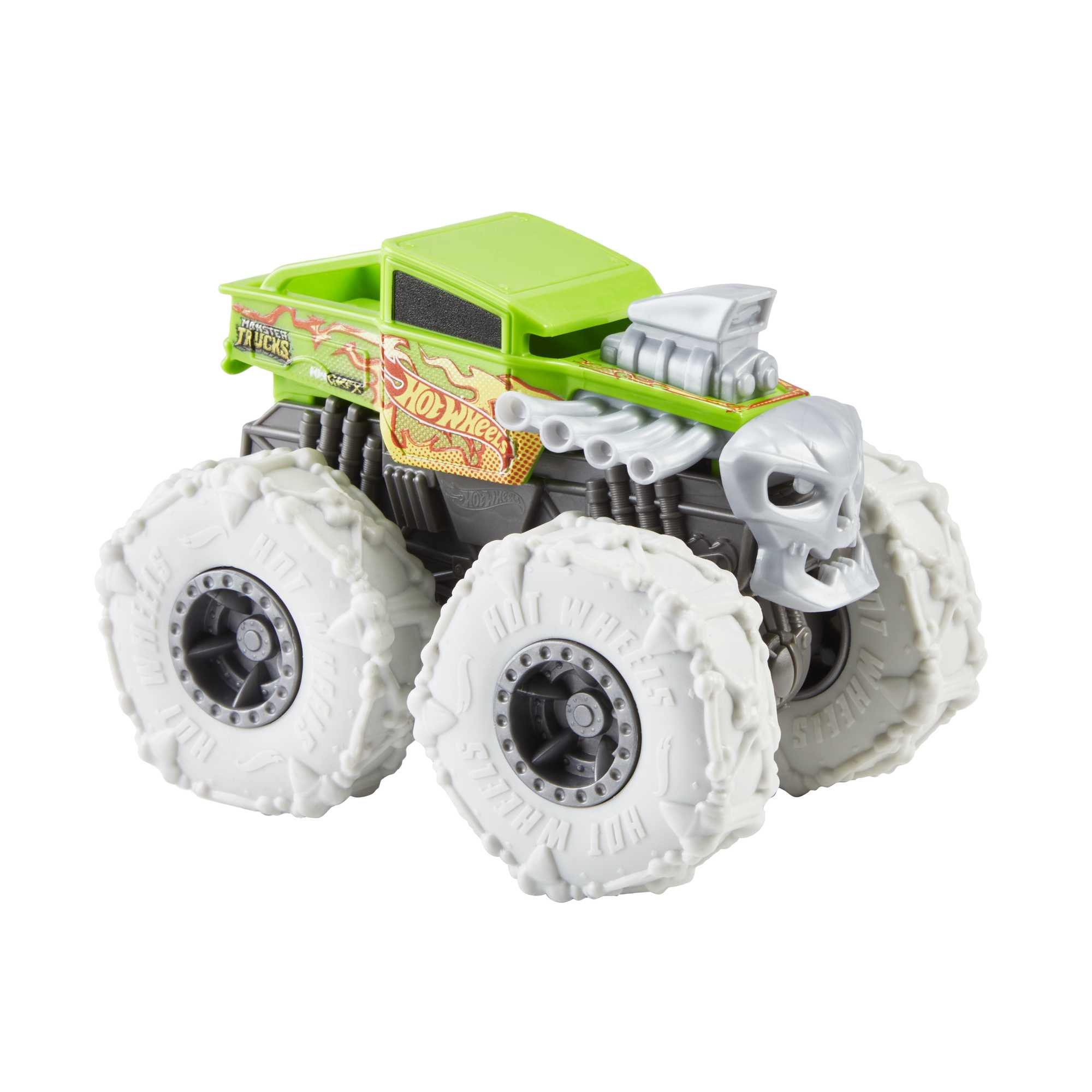Hot Wheels Monster Trucks Twisted Tredz Vehicles, 1:43 Scale Creature-Themed Toy Truck