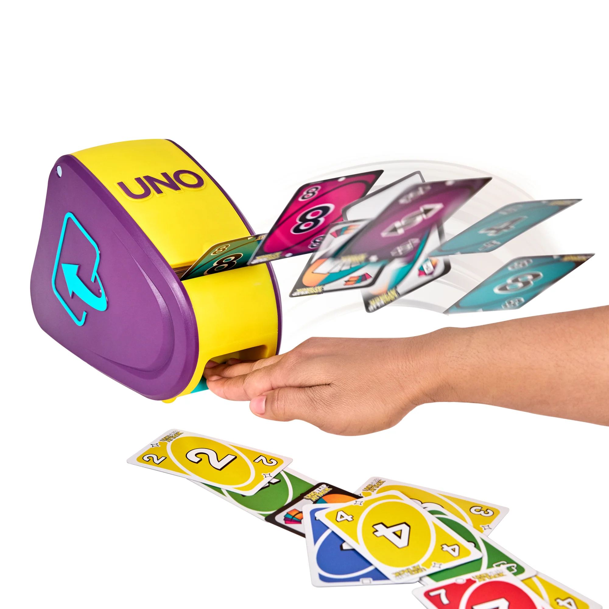 UNO Flip Attack Card Game For Kids, Adults & Family Night