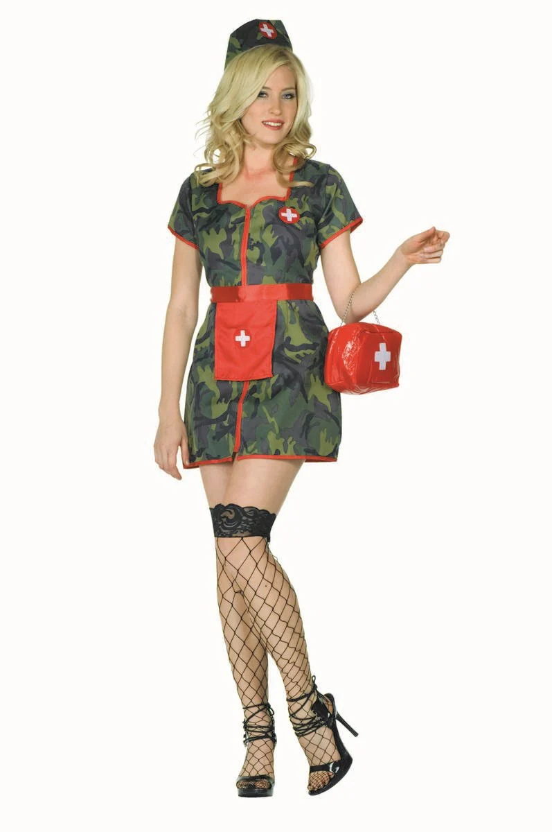 Army Flash Sexy Military Nurse