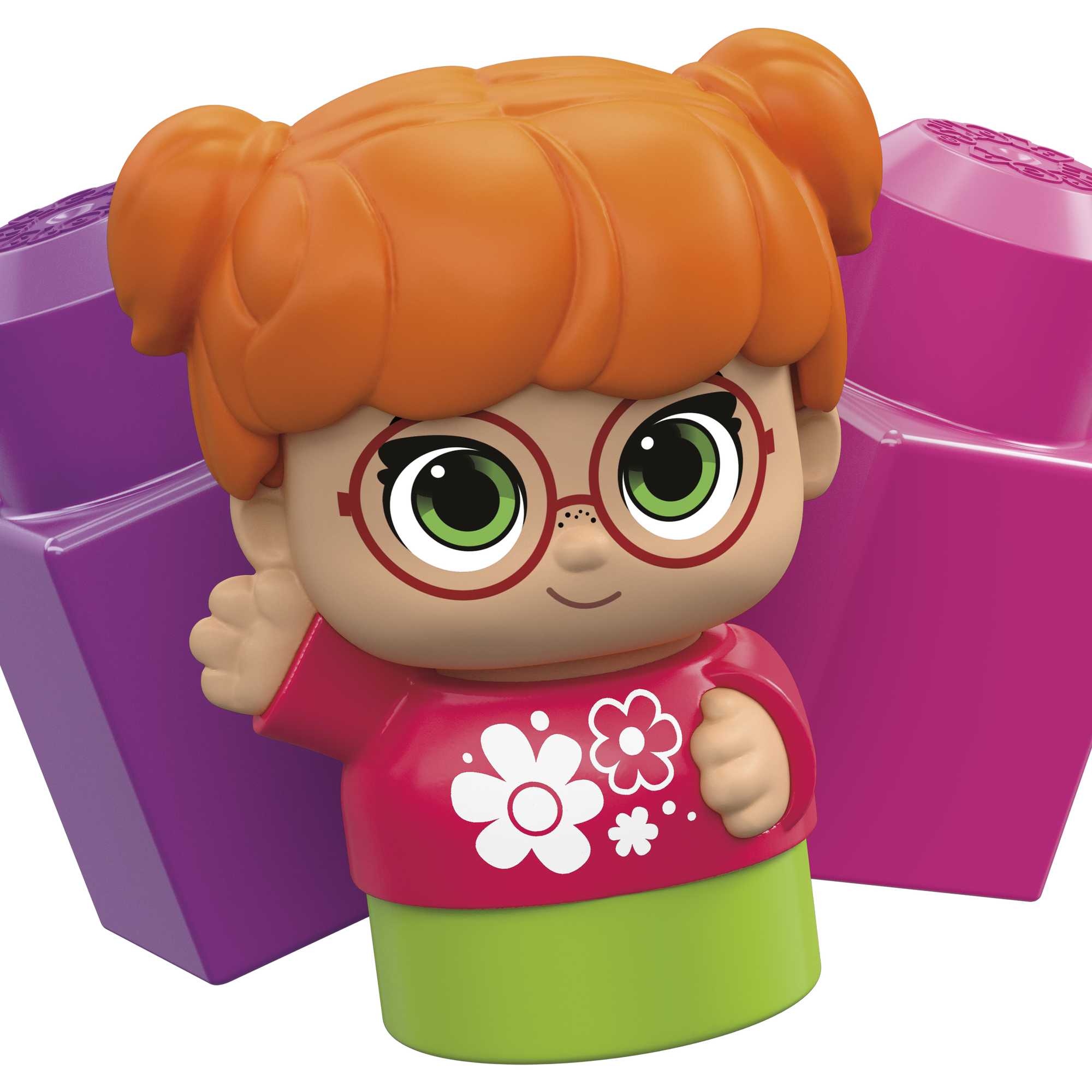 MEGA BLOKS Catie Convertible Fisher-Price Toy Blocks With 1 Figure (6 Pieces) For Toddler