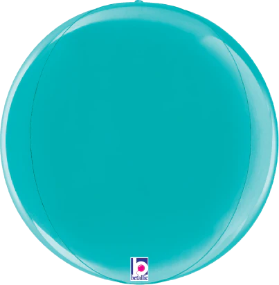 Betallic Dimensionals‚Ñ�?Robin's Egg Blue Globe 15 inch Multi-Sided Shaped Foil Balloon Packaged 1ct