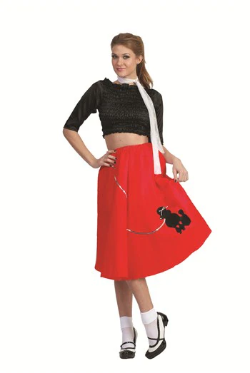 Retro Pizzazz Poodle Skirt Set