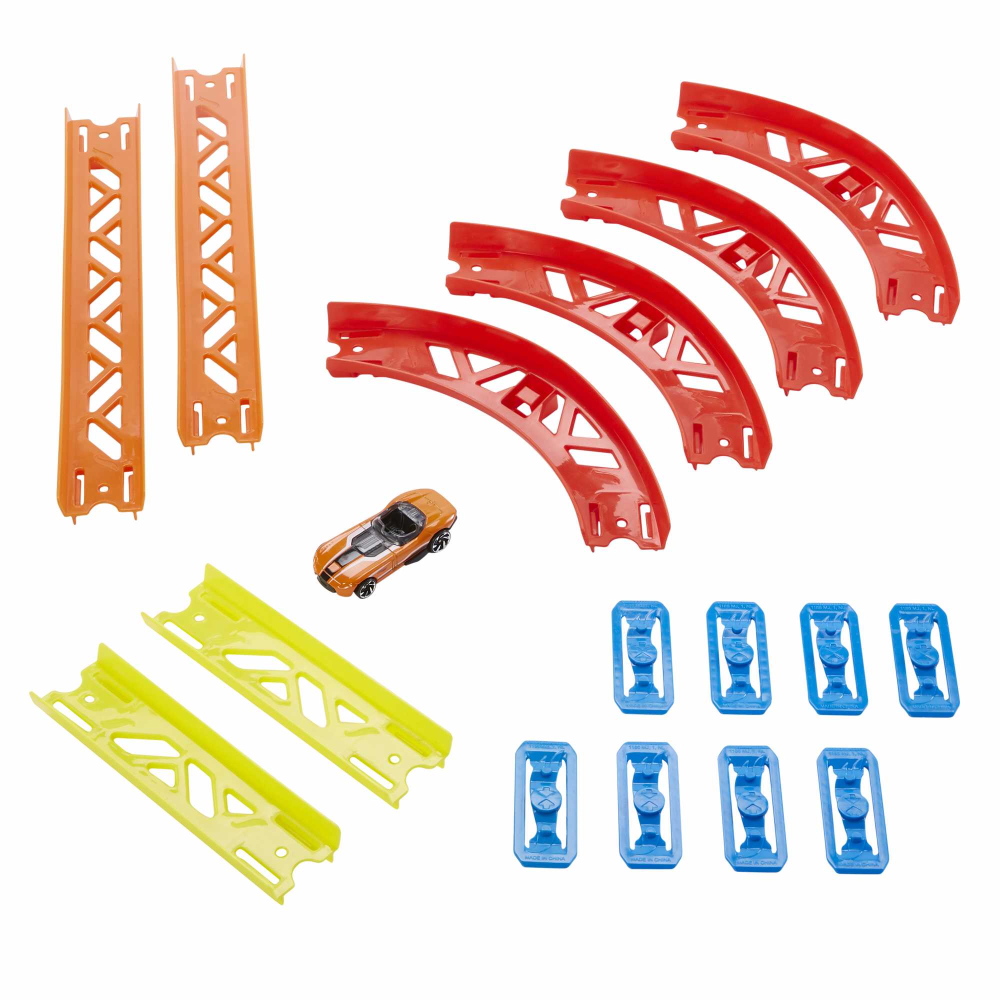 Hot Wheels Track Builder Pack Assorted Curve Parts