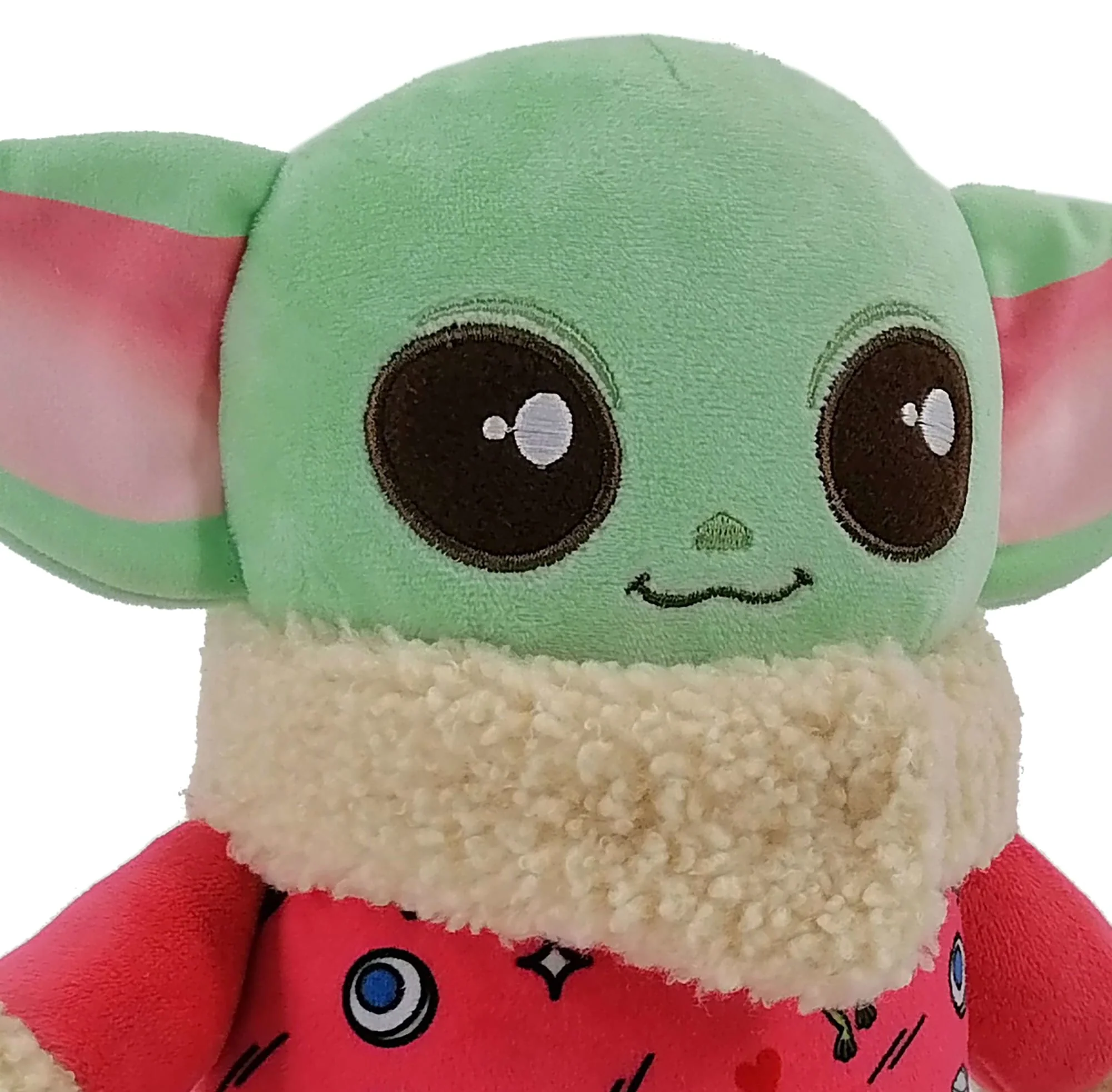 Star Wars The Mandalorian Seasonal Grogu Plush, 8-Inch Soft Toy in Valentine's Day Sweater
