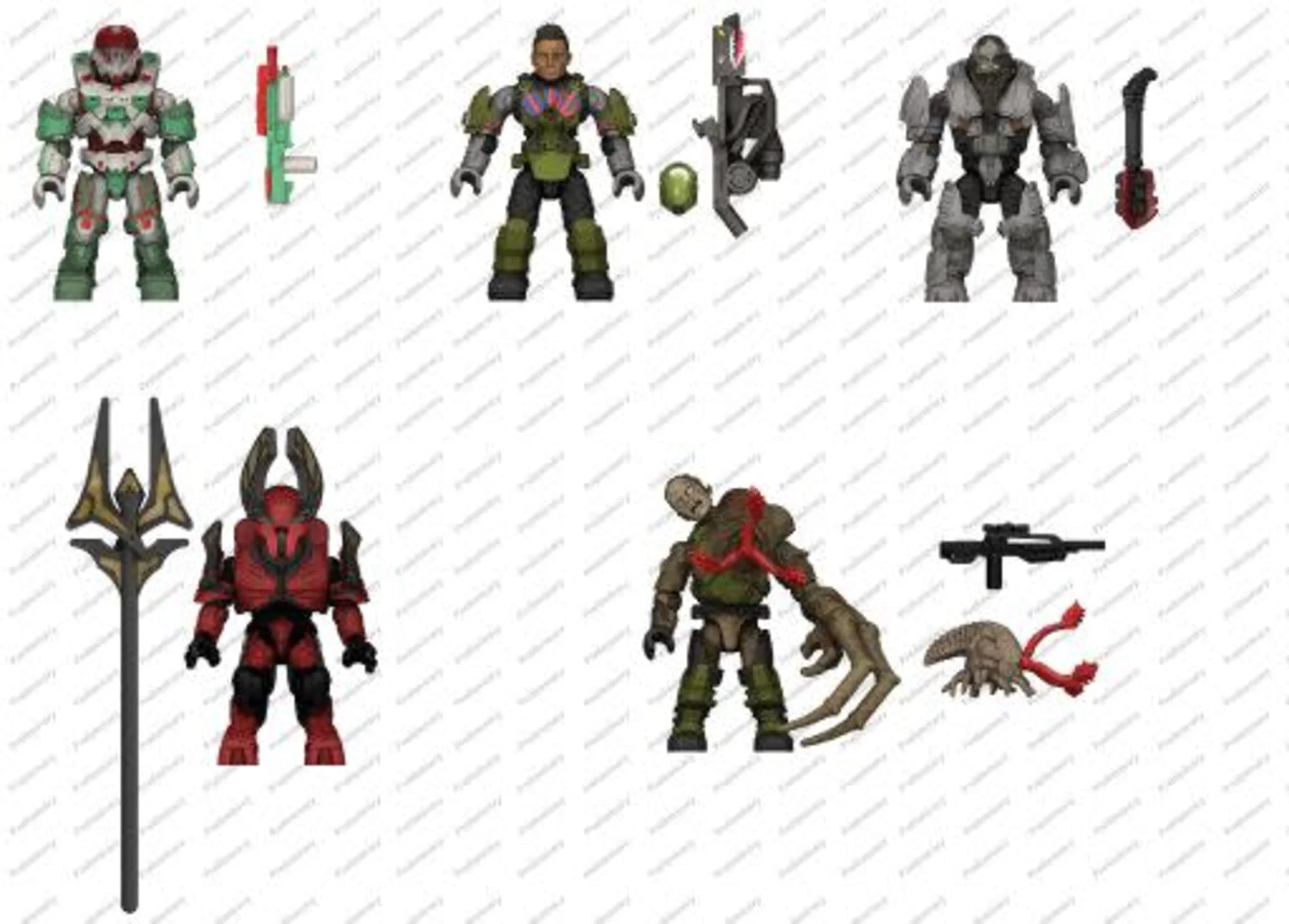 MEGA Halo Infinite Heroes Collection Series 17, Action Figure Building Toys