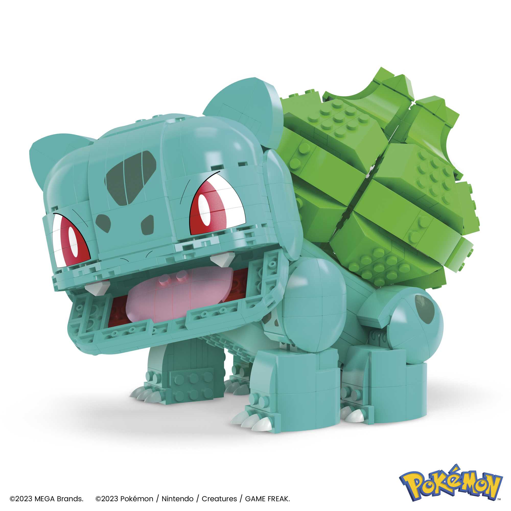 MEGA Pok��mon Jumbo Bulbasaur Building Toy Kit, With 1 Action Figure (789 Pieces) For Kids