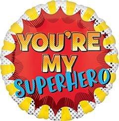 Anagram You're My Superhero 18in Foil Balloon