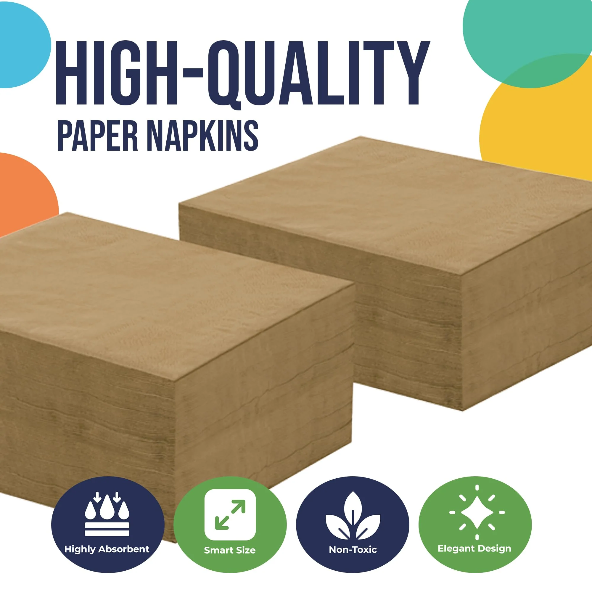 Gold Luncheon Napkins | 50 Count