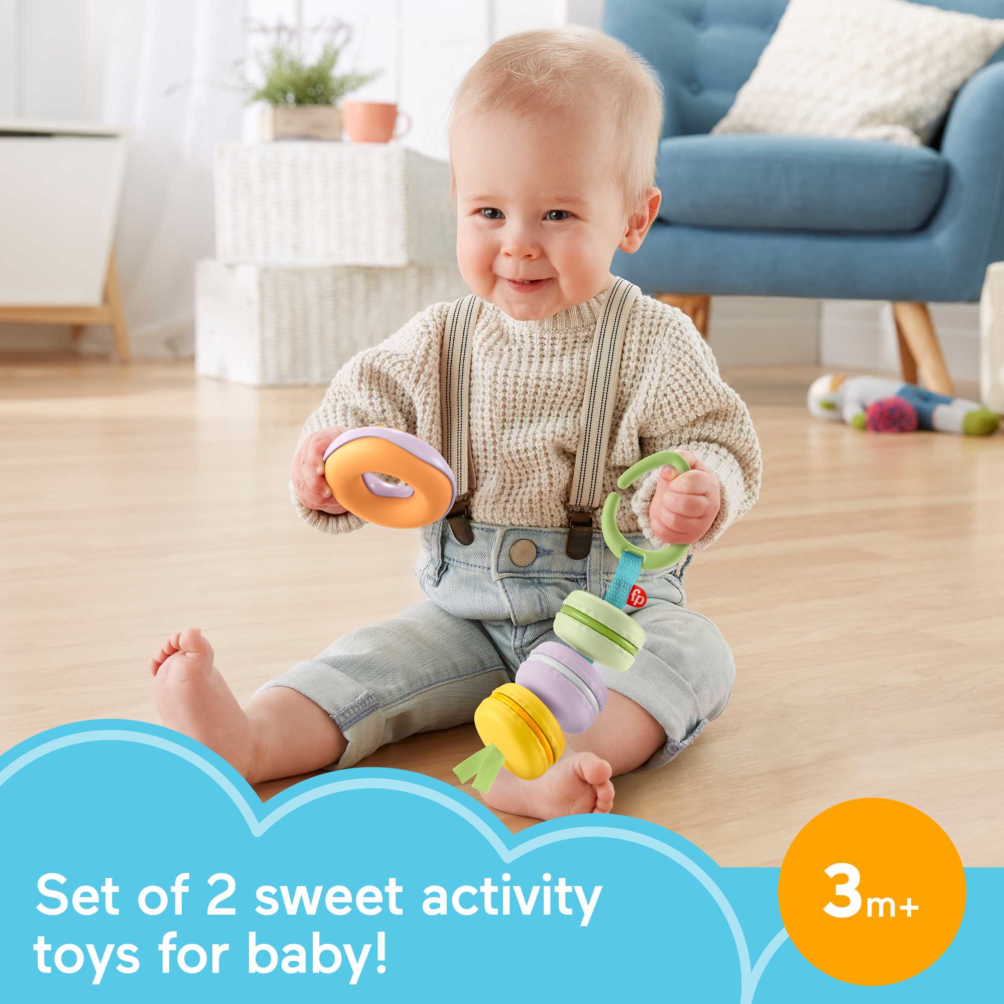 Fisher-Price?Eat Dessert First Gift Set, 2?Baby Toys