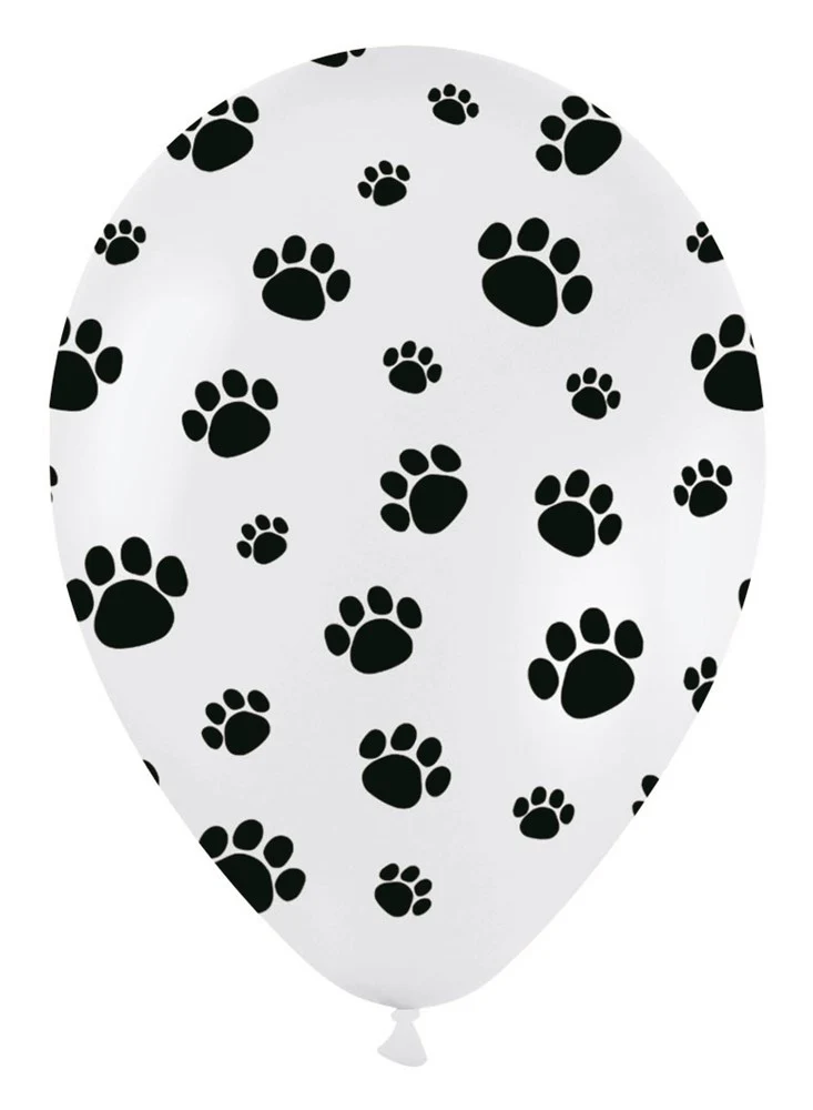 11 inch Sempertex Paw Prints Latex Balloons 50ct