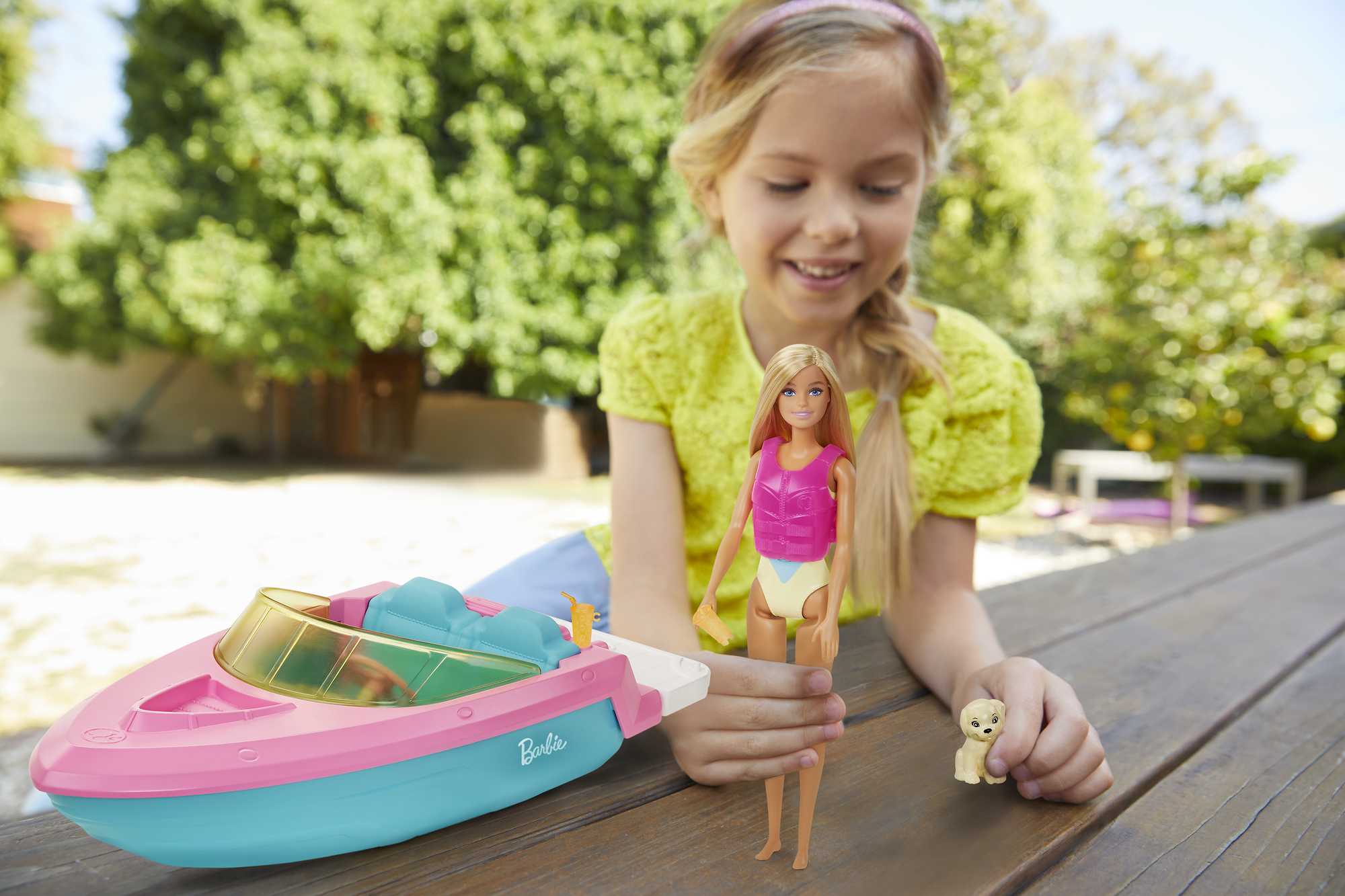 Barbie Doll And Boat
