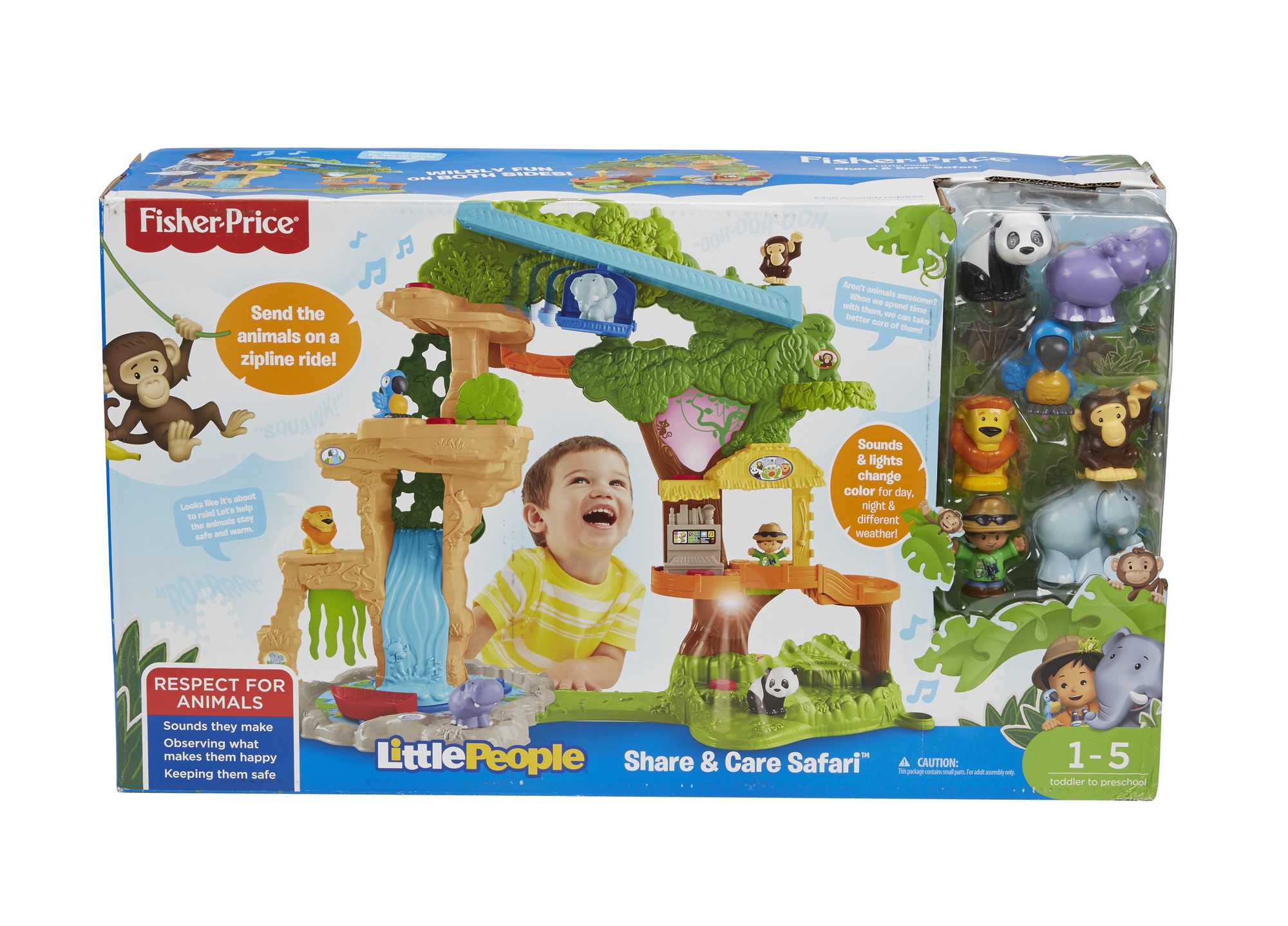 Little People Share & Care Safari Playset