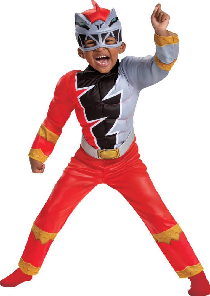 Red Ranger Dino Fury Child Costume