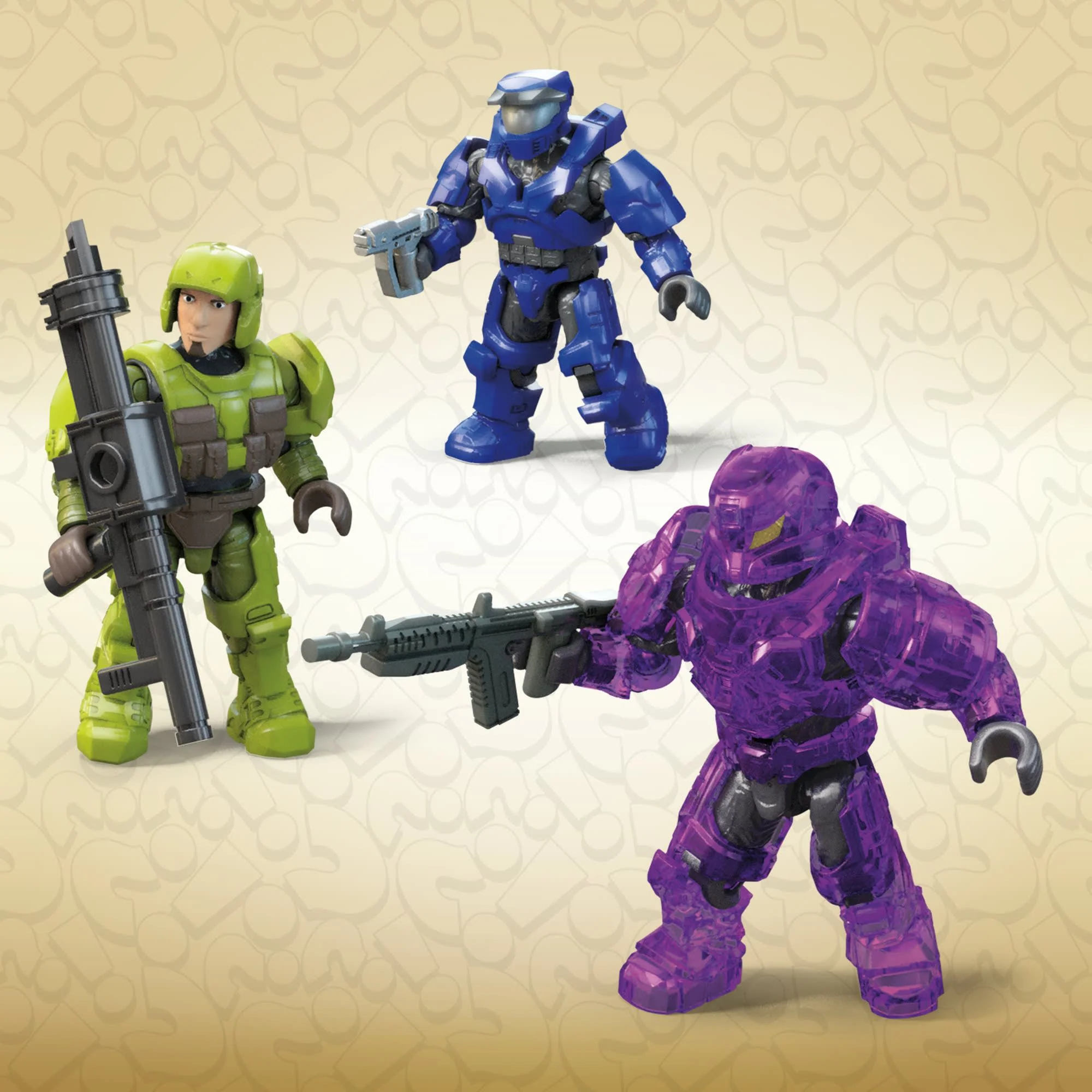 MEGA Halo Universe Collection Series 3, Micro Action Figures Building Toy Kit [Blind Packs]