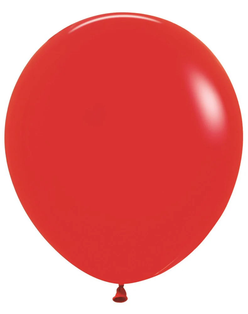 18 inch Sempertex Fashion Red Latex Balloons 25ct