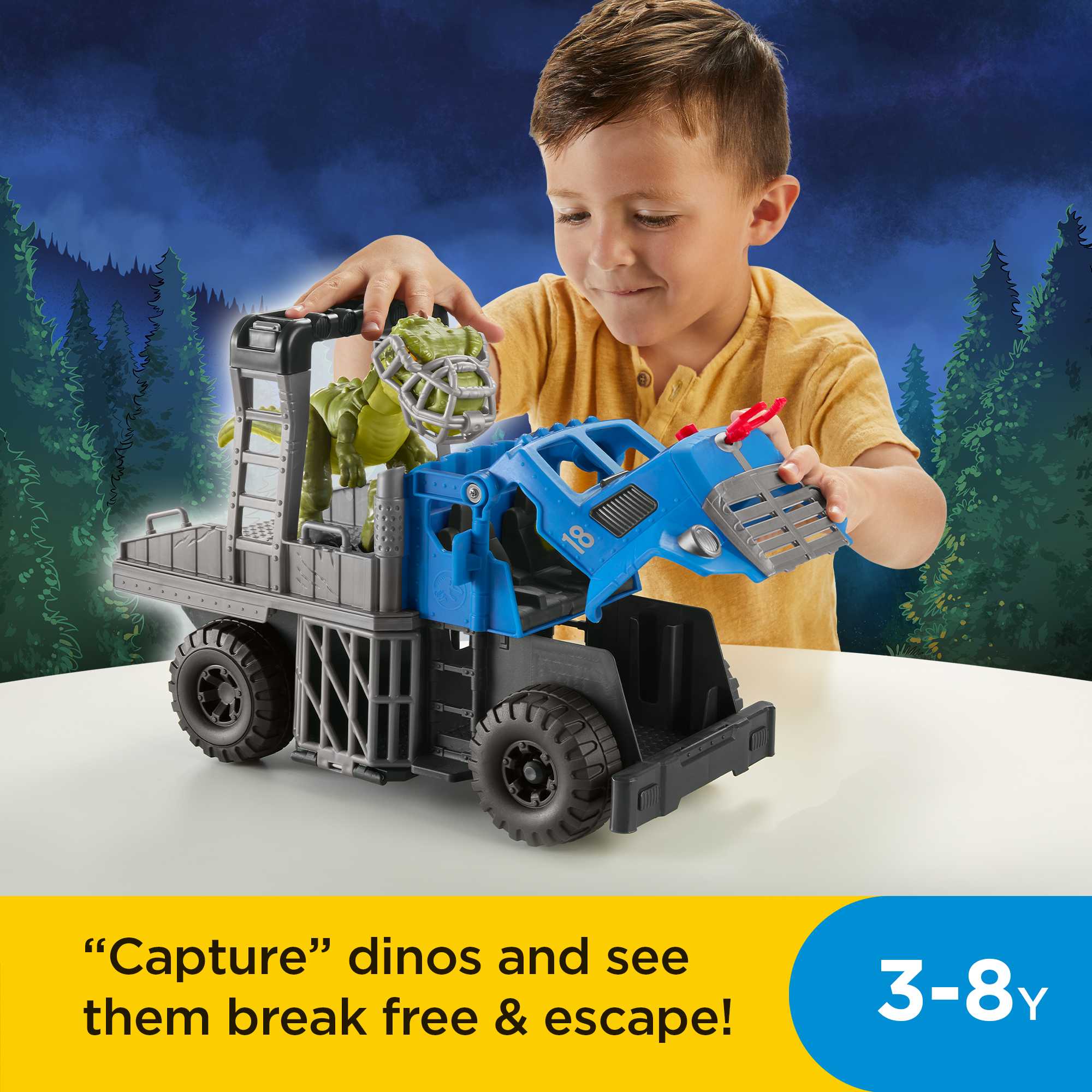 Imaginext Jurassic World Break Out Dino Hauler