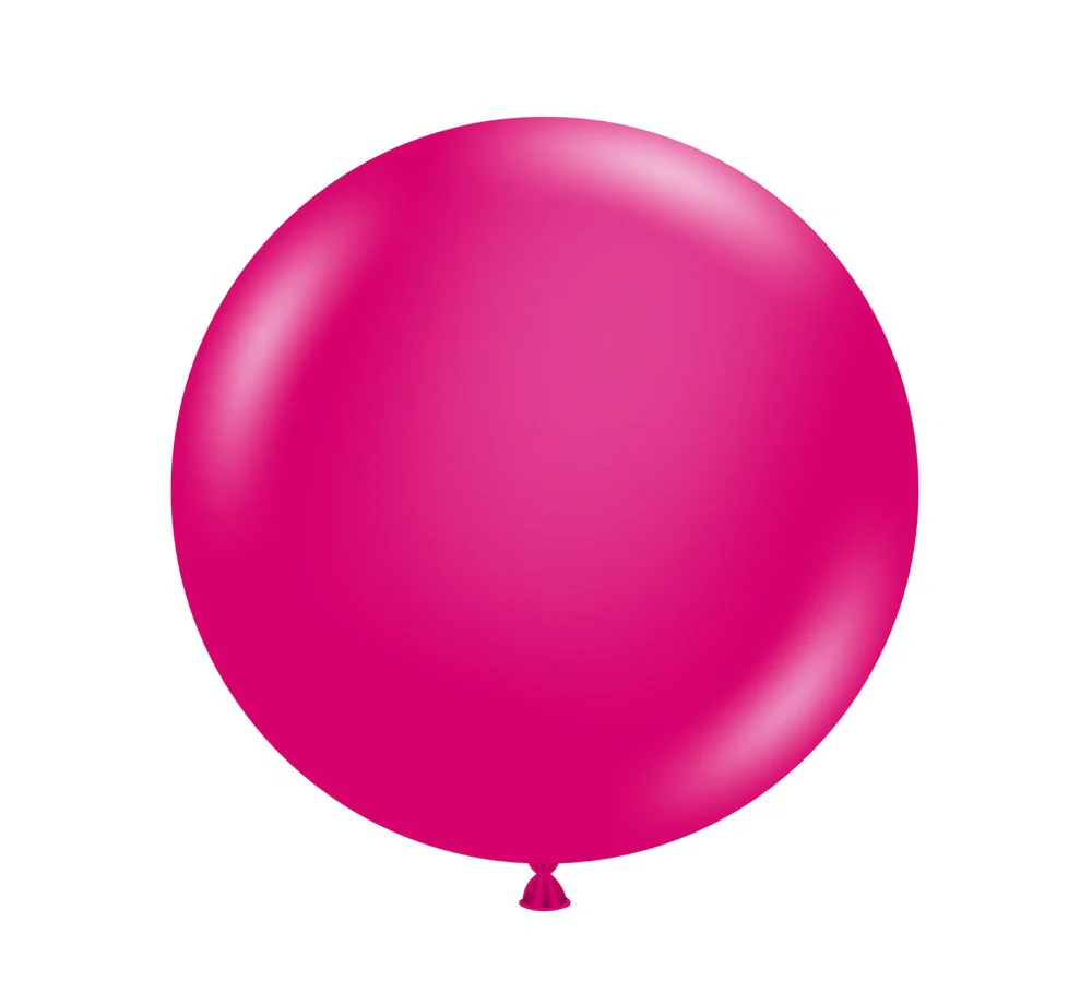 Tuftex Crystal Magenta 24 inch Latex Balloons 25ct