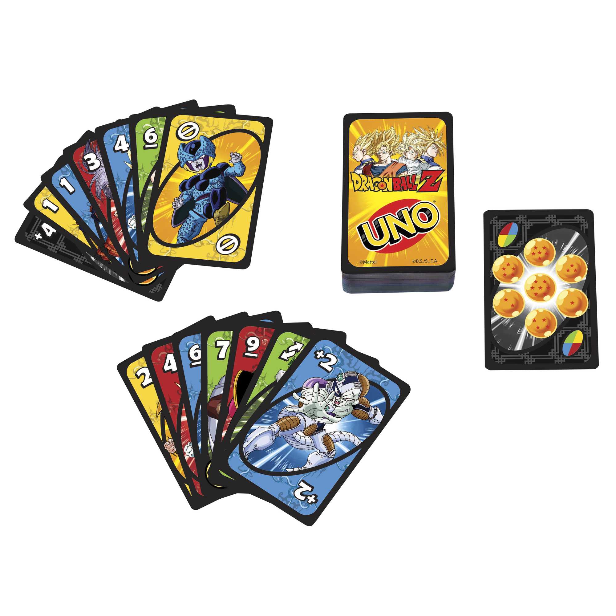 UNO Dragon Ball Z Card Game For Family Night, For 2-10 Players