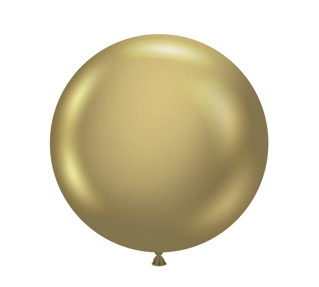 Tuftex Effects Golden 36 inch Latex Balloons 1ct