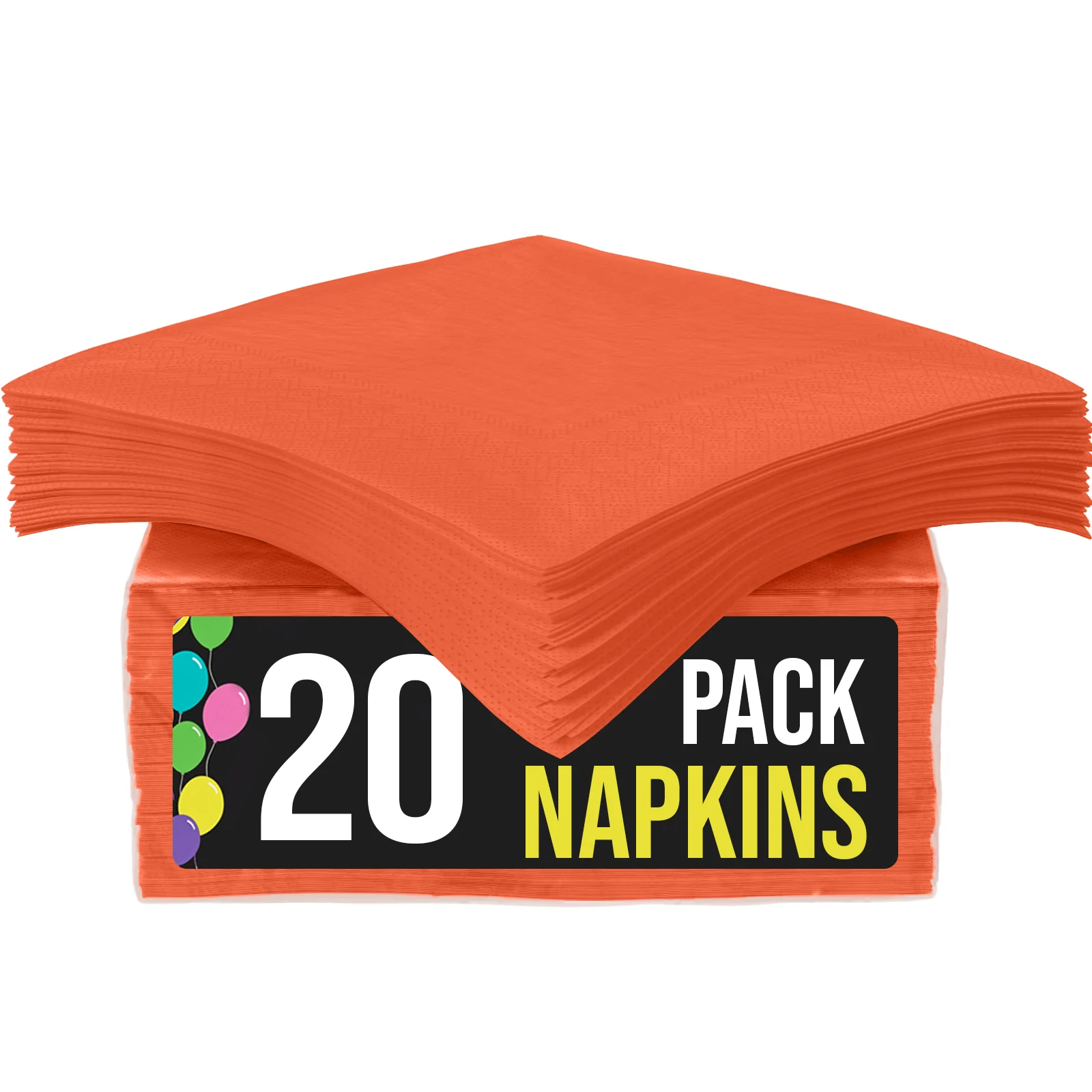 Orange Luncheon Napkins | 20 Count