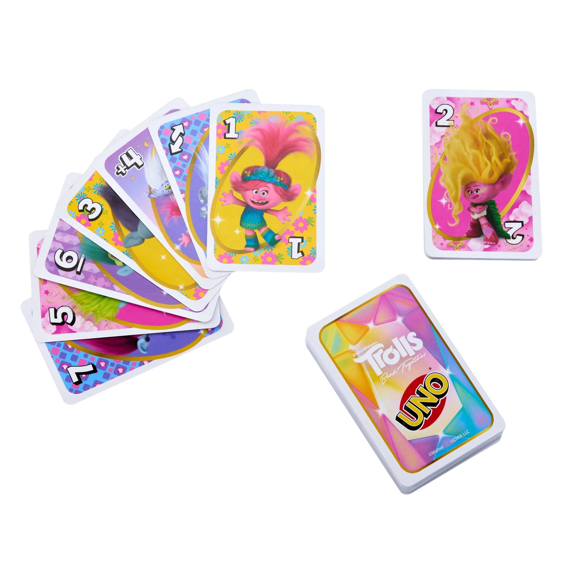 UNO Trolls Band Together Card Game For Kids, Adults & Family Night Inspired By the Movie